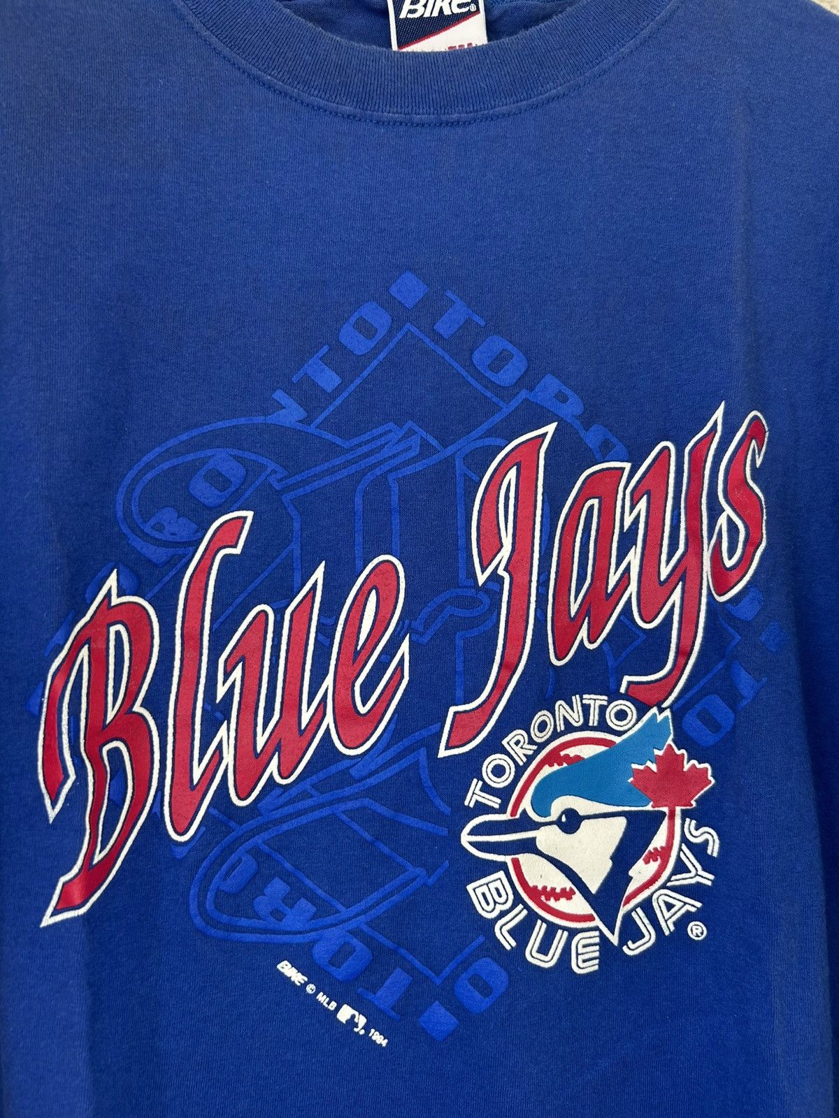MLB × Vintage Vintage 90s Toronto Blue Jays Puff Print T Shirt Size US XL / EU 56 / 4 - 3 Thumbnail