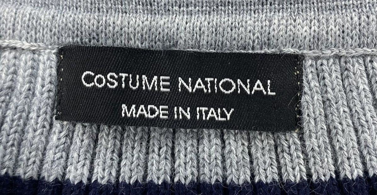 Costume National Costume National Women’s Collared Grey Wool Blend Sweater XL Size XL / US 12-14 / IT 48-50 - 3 Thumbnail
