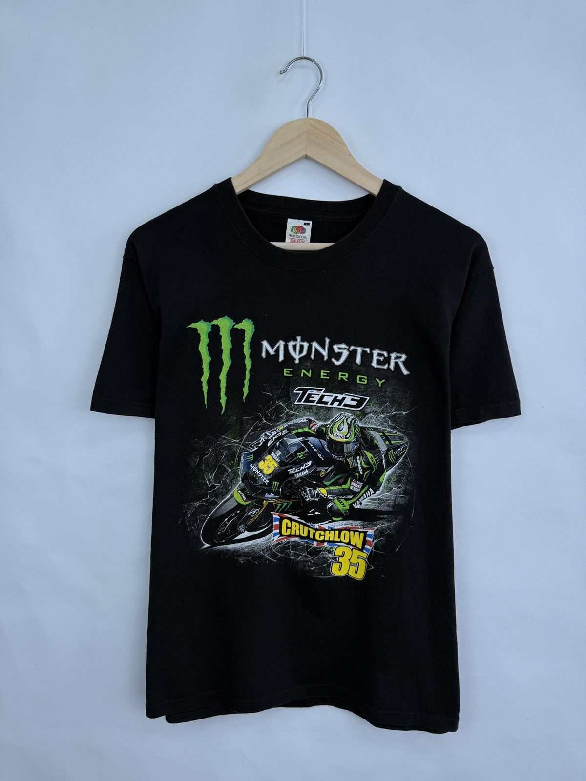 Yamaha 🇬🇧 Vintage Y2K Monster Energy Cal Crutchlow Racing T-Shirt Size US L / EU 52-54 / 3 - 4 Thumbnail
