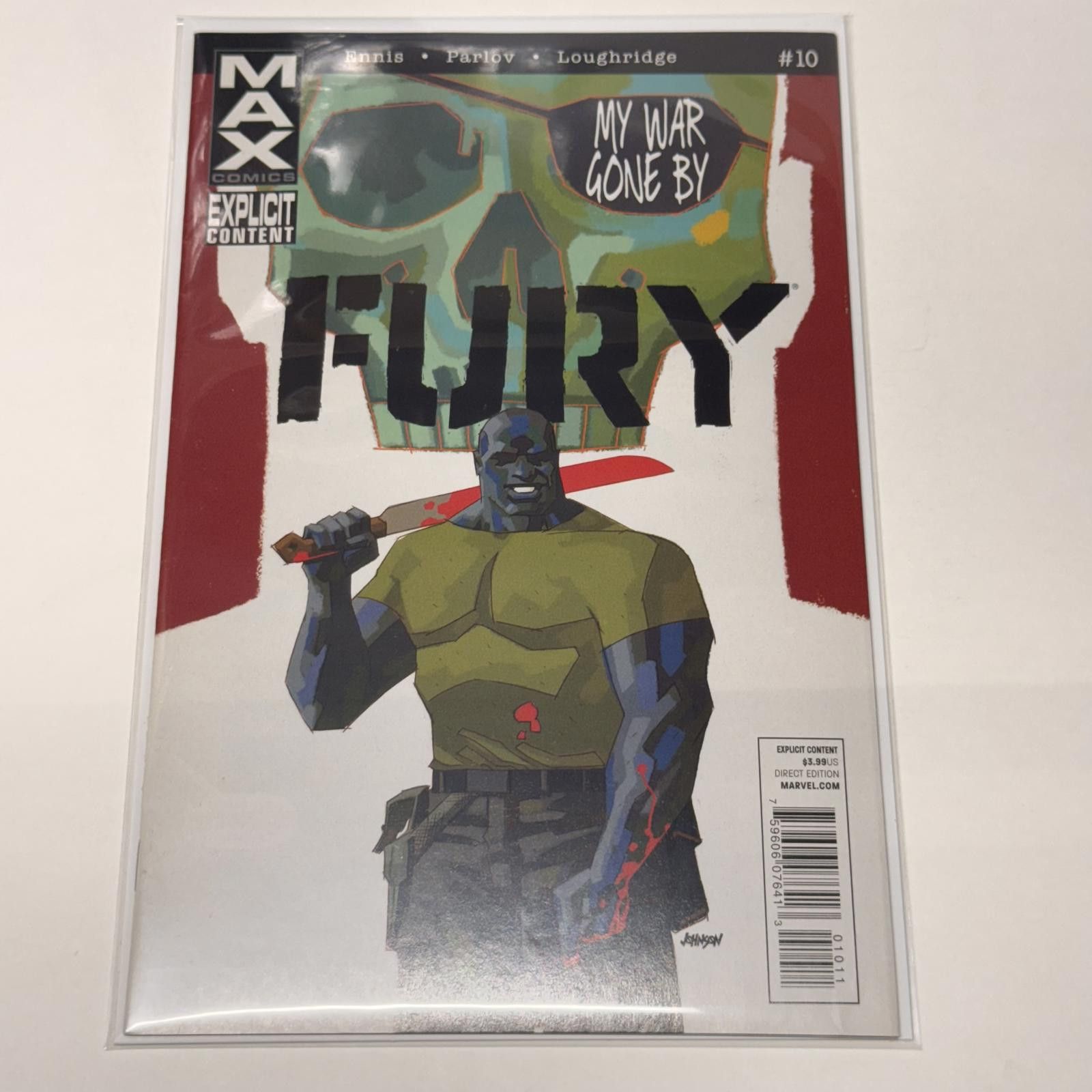 Franky Max MAX Comics FURY #10 My War Gone By - Explicit Size ONE SIZE - 8 Thumbnail