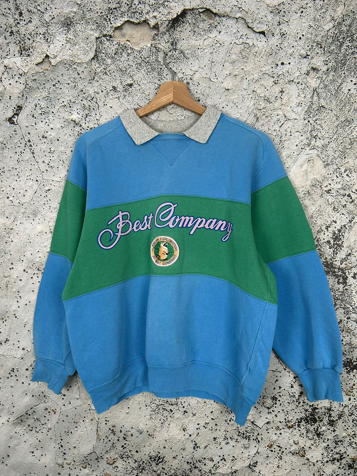 Vintage Vintage 90s Avant Garde Crewneck Grunge Streetwear Size US L / EU 52-54 / 3 - 1 Thumbnail
