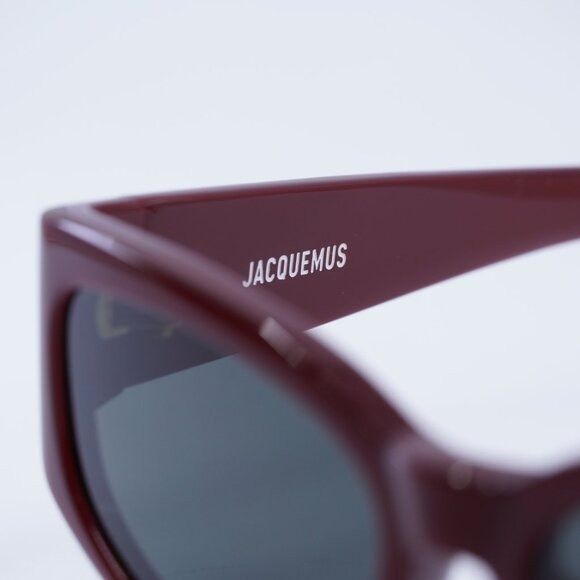 Jacquemus Jacquemus GALA JAC/5 C3 Sunglasses Burgundy Cat Eye Frame Size ONE SIZE - 7 Thumbnail