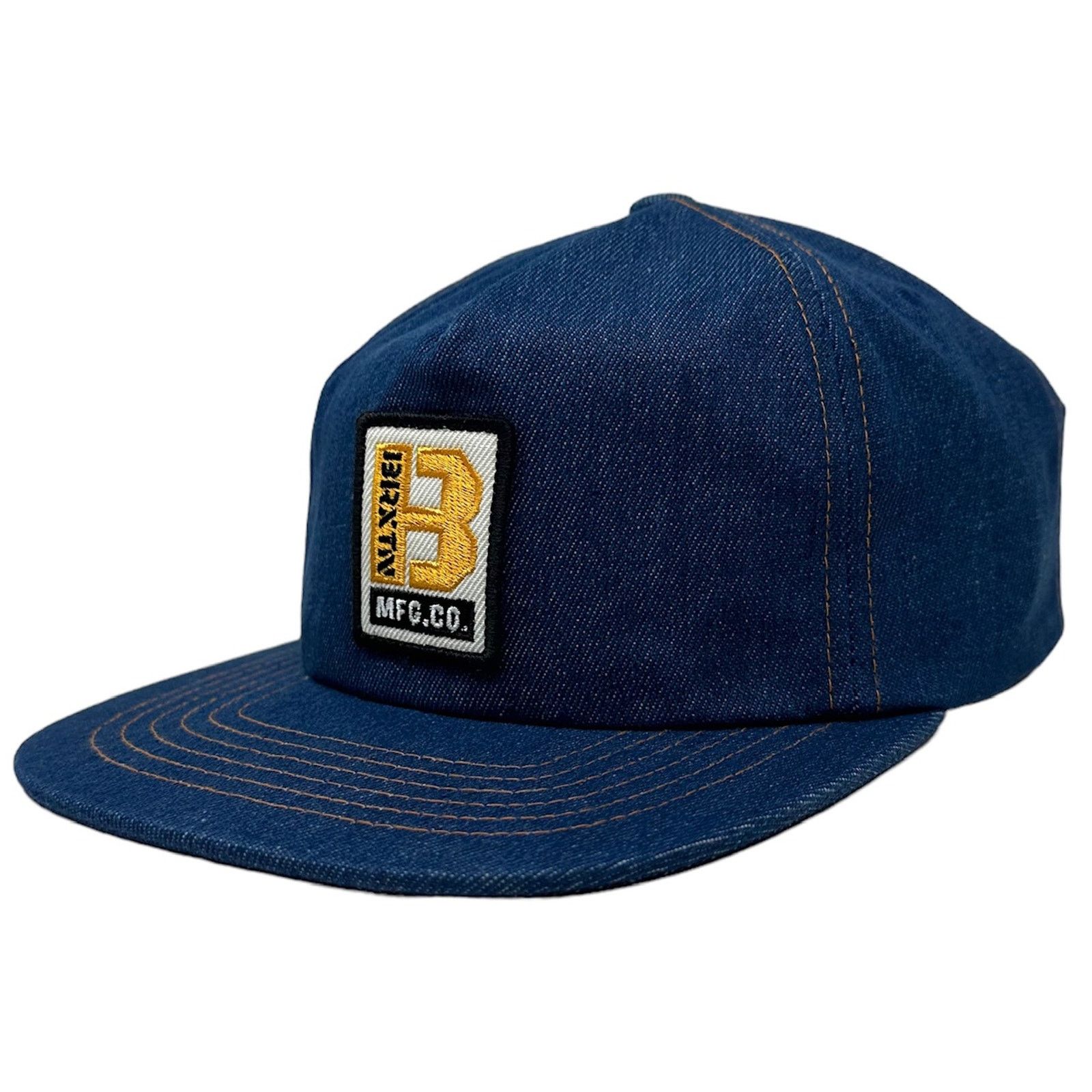 Brixton Brixton Men's Snapback Hat Builders MP Adjustable Blue Denim Size ONE SIZE - 1 Thumbnail