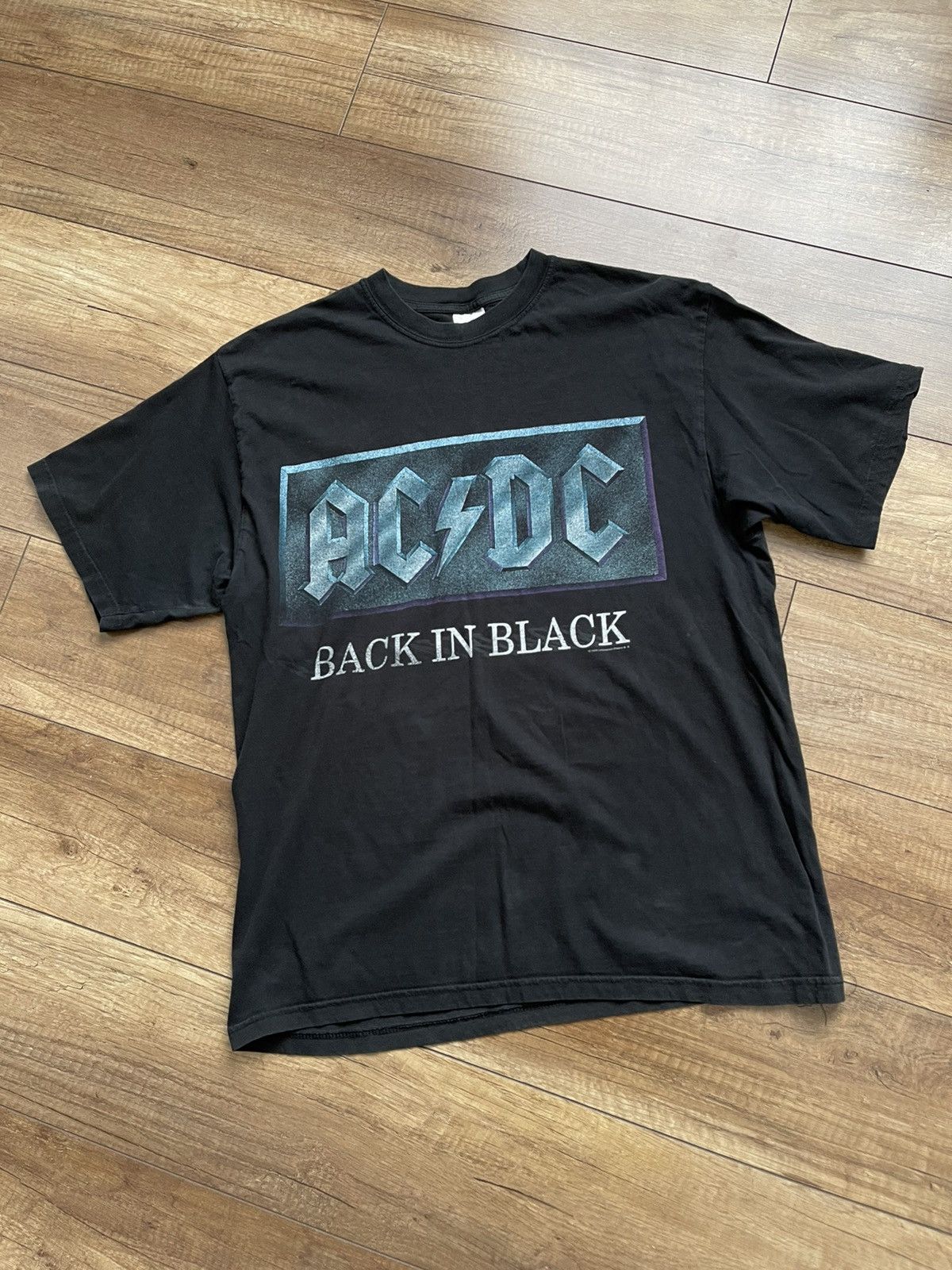 Band Tees 1996 AC/DC Back In Black Vintage Tour T-Shirt Tee Size US M / EU 48-50 / 2 - 15 Thumbnail