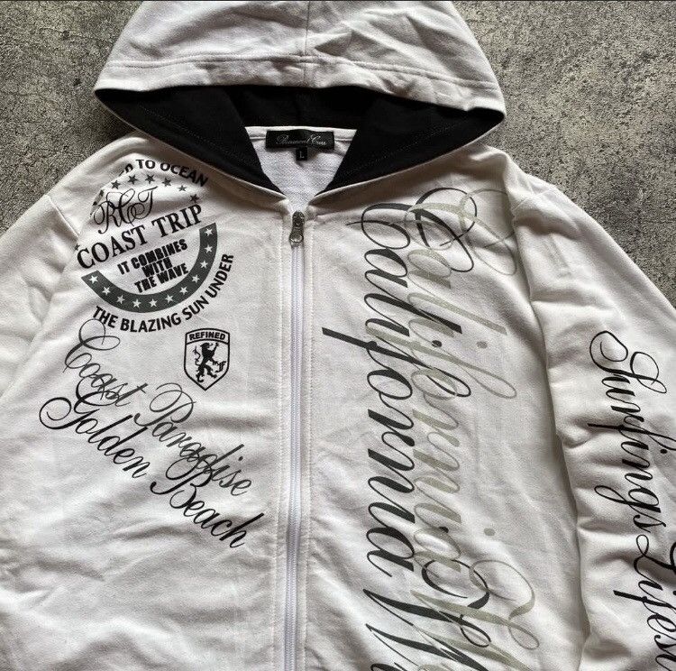 If Six Was Nine × Le Grande Bleu (L.G.B.) Beamount Car Punk Style Zipper Hoodie Size US L / EU 52-54 / 3 - 6 Thumbnail