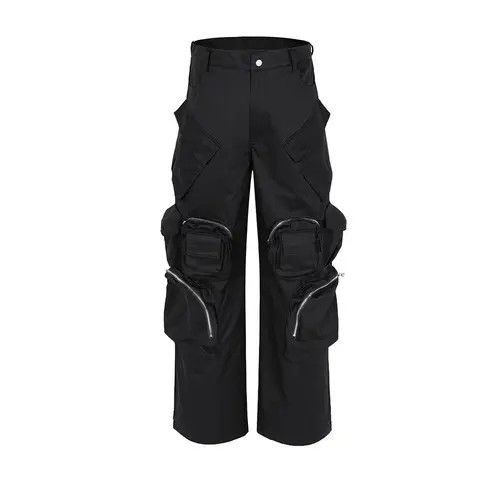 Wide Cargo Pants High Street with Poker Straight Baggy Y2K