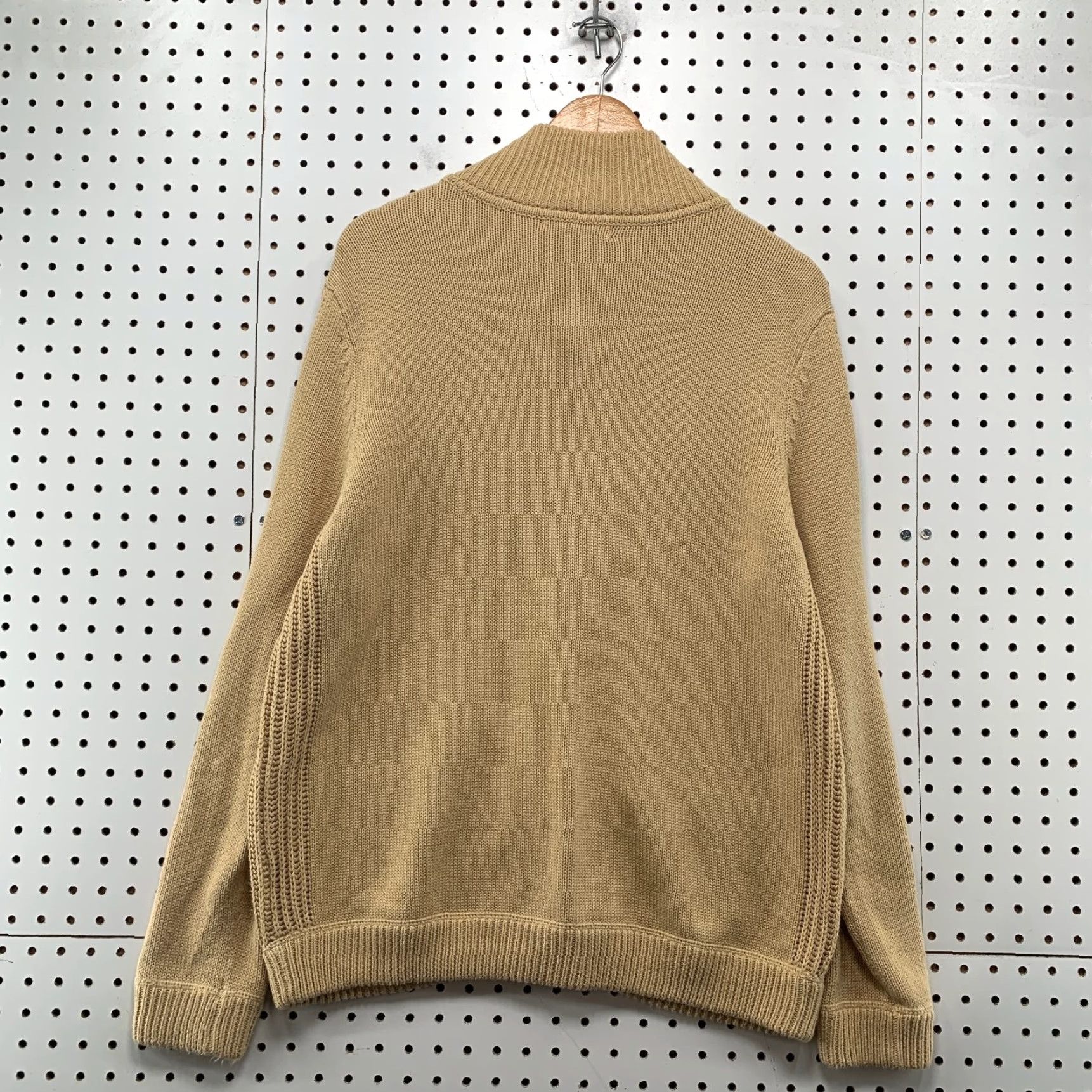 Ralph Lauren Ralph Lauren LRL Military Cardigan Sweater Womens 1X Caramel Knit Leather Button Cardigan Womens 1X Caramel Knit Button Size XL / US 12-14 / IT 48-50 - 2 Thumbnail