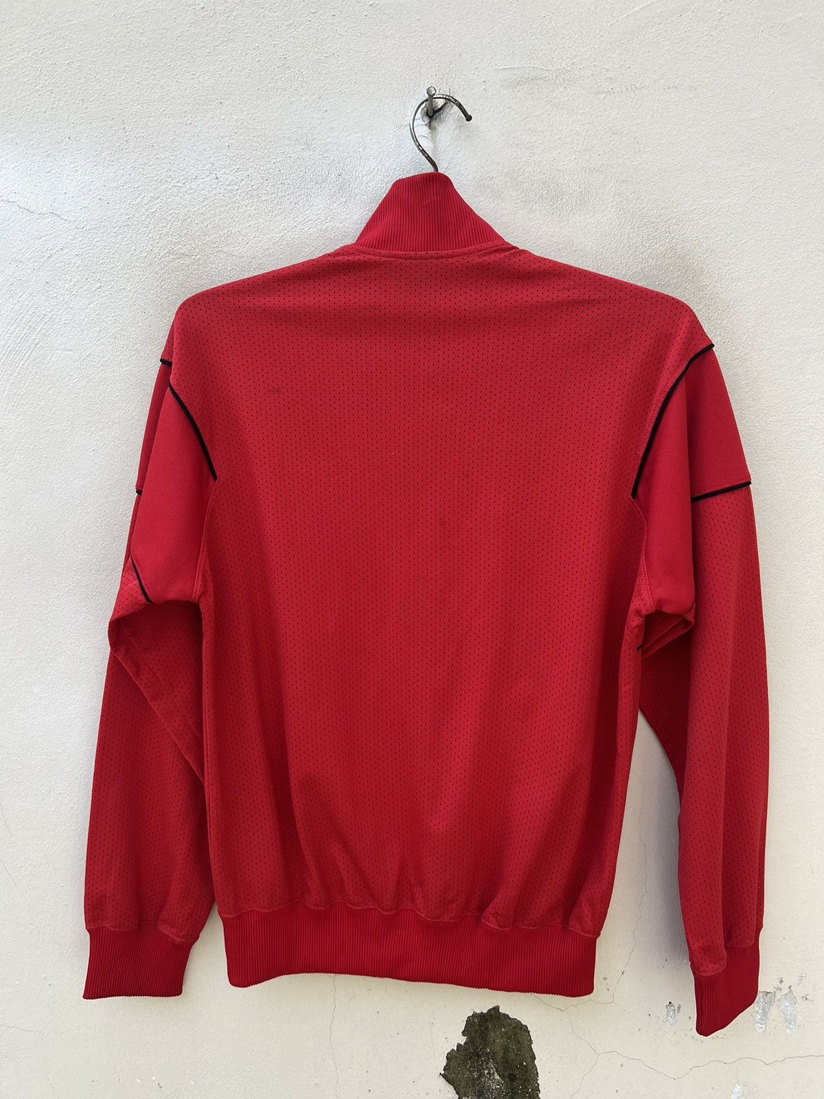 Vintage 80s Nike Hybrid Mesh Red Tracktop Sweater