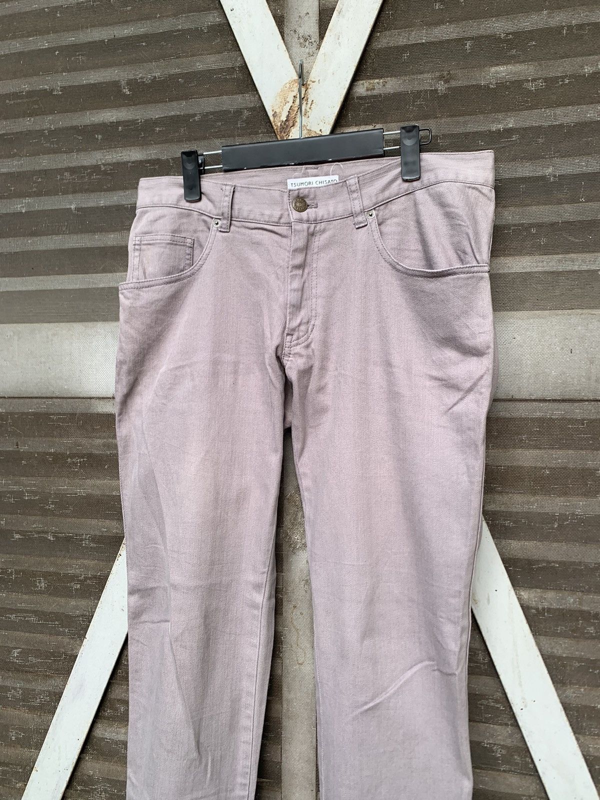 Issey Miyake 👹TSUMORI CHISATO ISSEY MIYAKE CLASSIC SKINNY PANTS Size US 32 / EU 48 - 5 Thumbnail