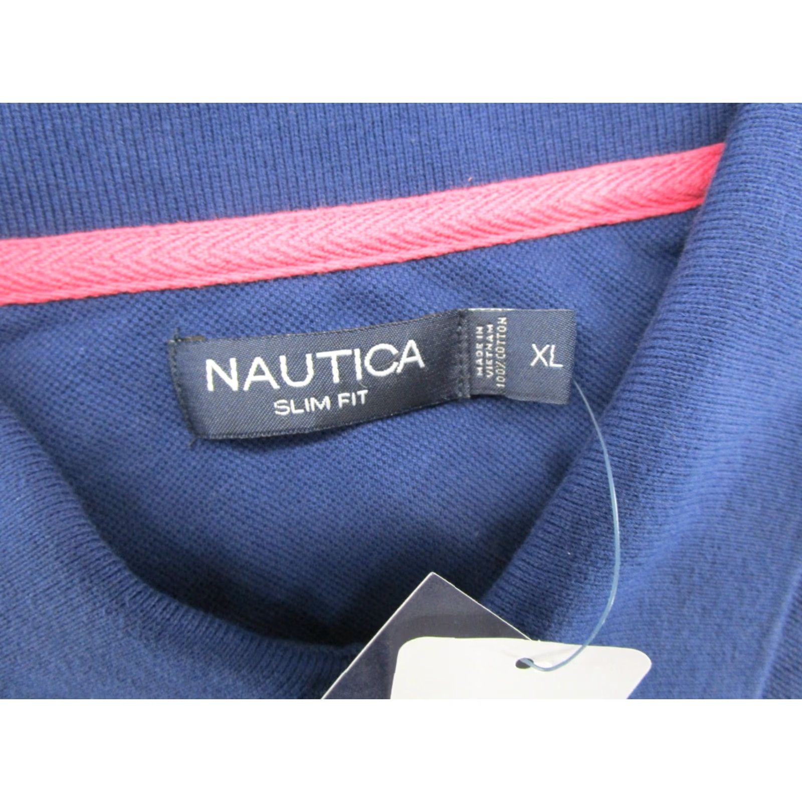 Nautica Nautica Polo Shirt Mens XL Blue Striped Slim Fit Casual Short Sleeve Shirt Mens XL Blue Striped Polo Size US XL / EU 56 / 4 - 6 Thumbnail