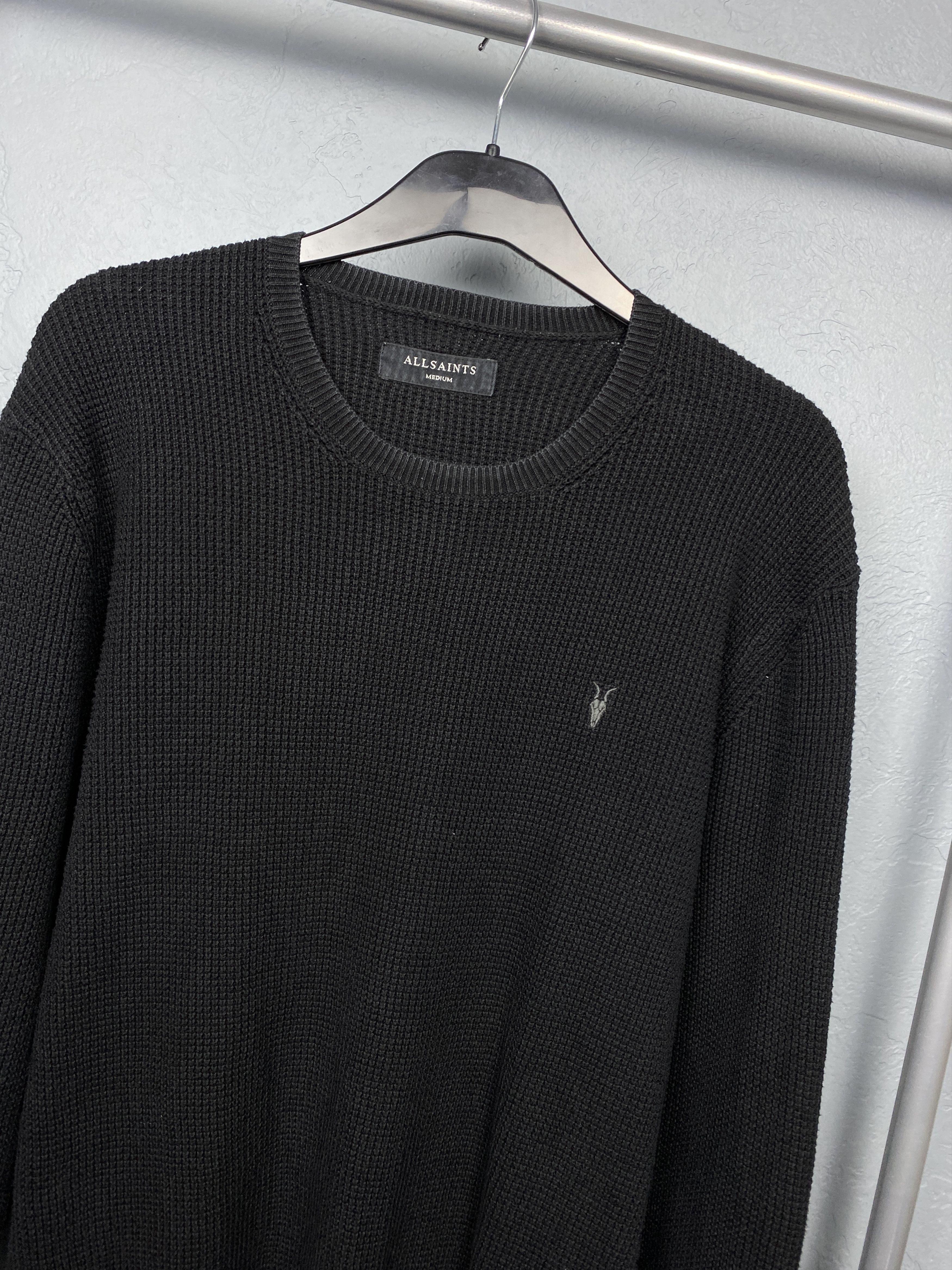 Allsaints Allsaints Mens Trias Crew Neck Knit Sweater Size US M / EU 48-50 / 2 - 2 Thumbnail