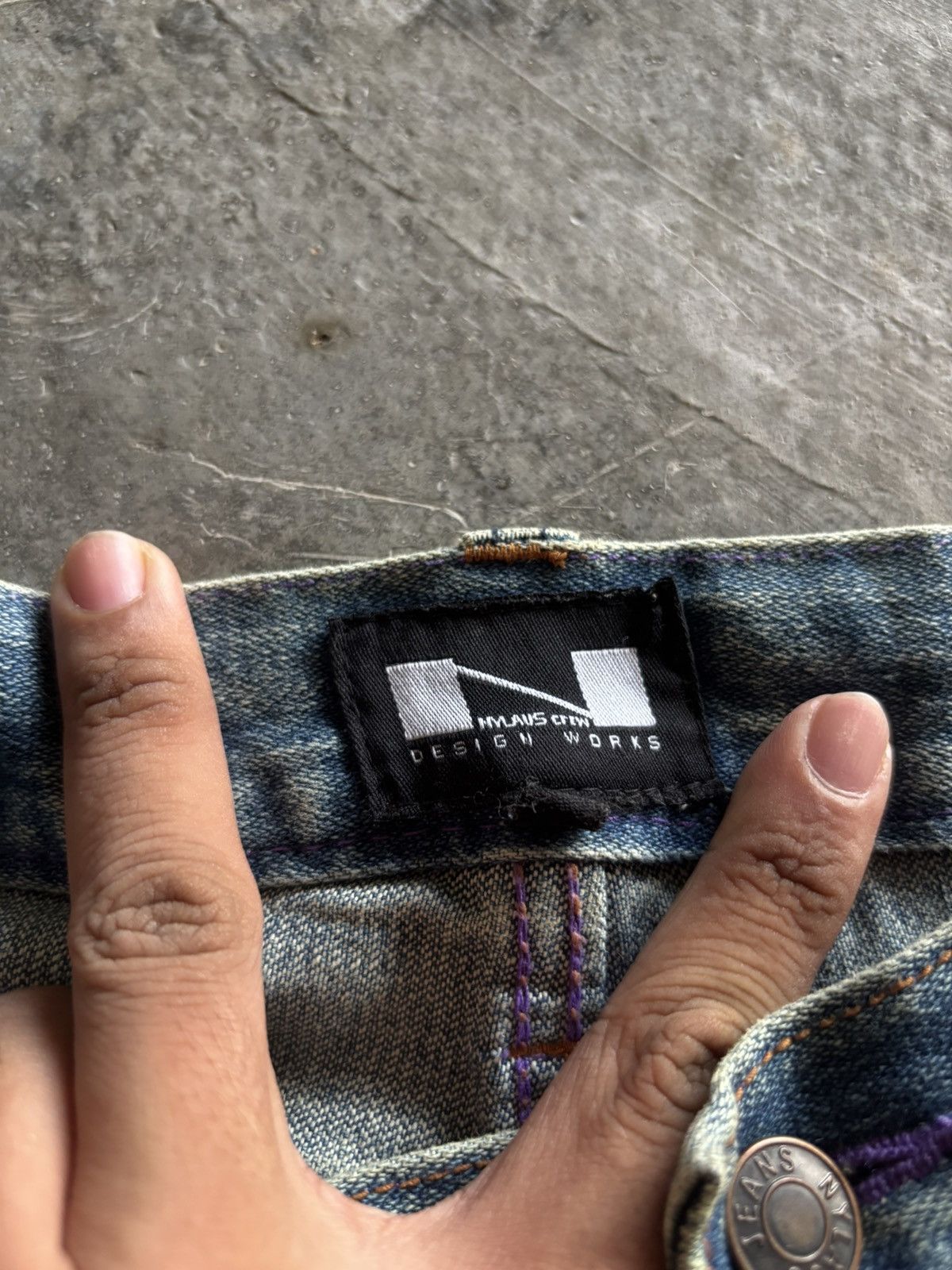 If Six Was Nine NYLAUS flare distressed rusty wash punk grunge japanese Size US 32 / EU 48 - 6 Thumbnail