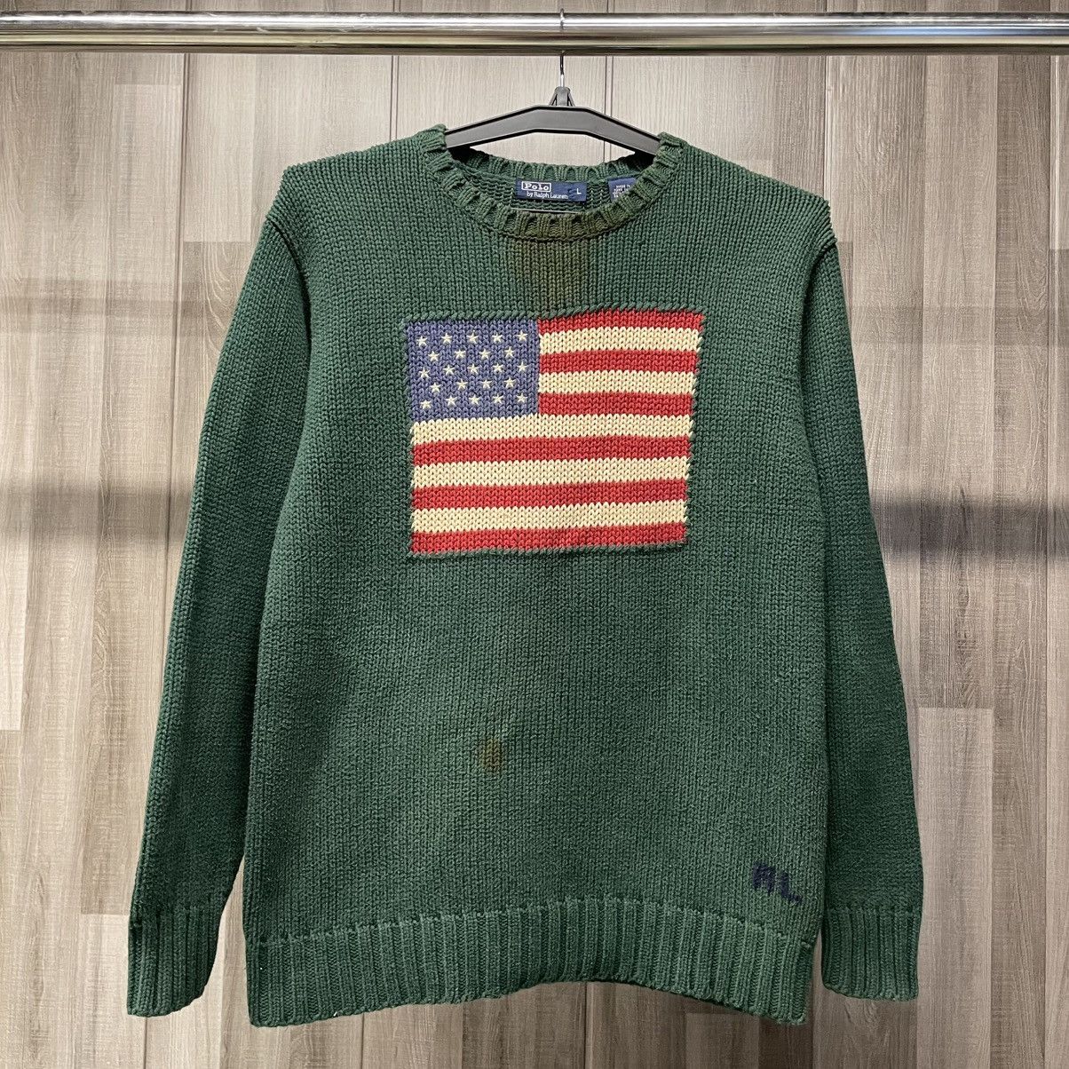 Polo Ralph Lauren Polo Ralph Lauren American Flag Sweater Size US L / EU 52-54 / 3 - 1 Thumbnail