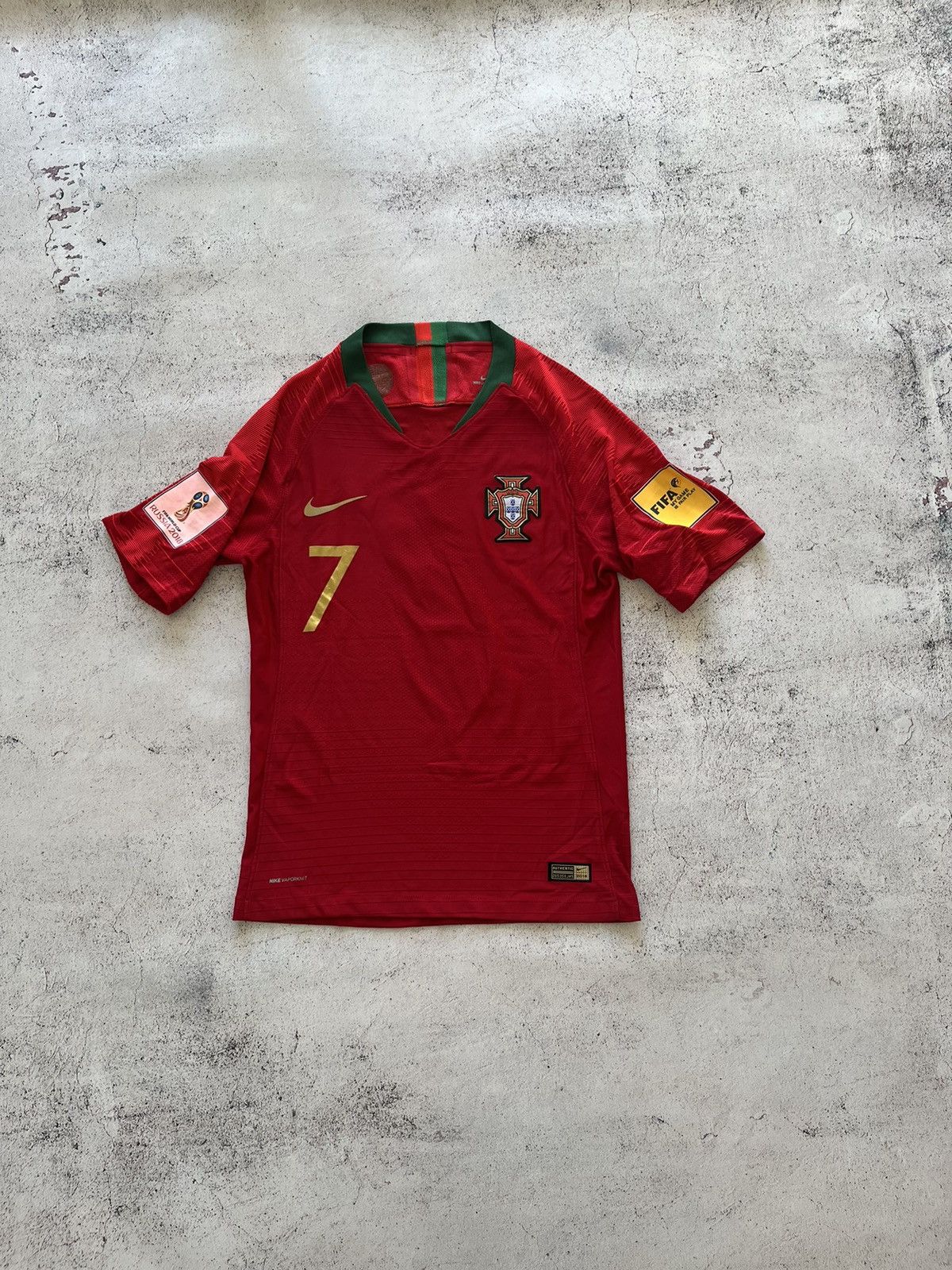 image of Fifa World Cup x Nike Cristiano Ronaldo Portugal Vapor Match World Cup 2018,s in Red (Size Small)