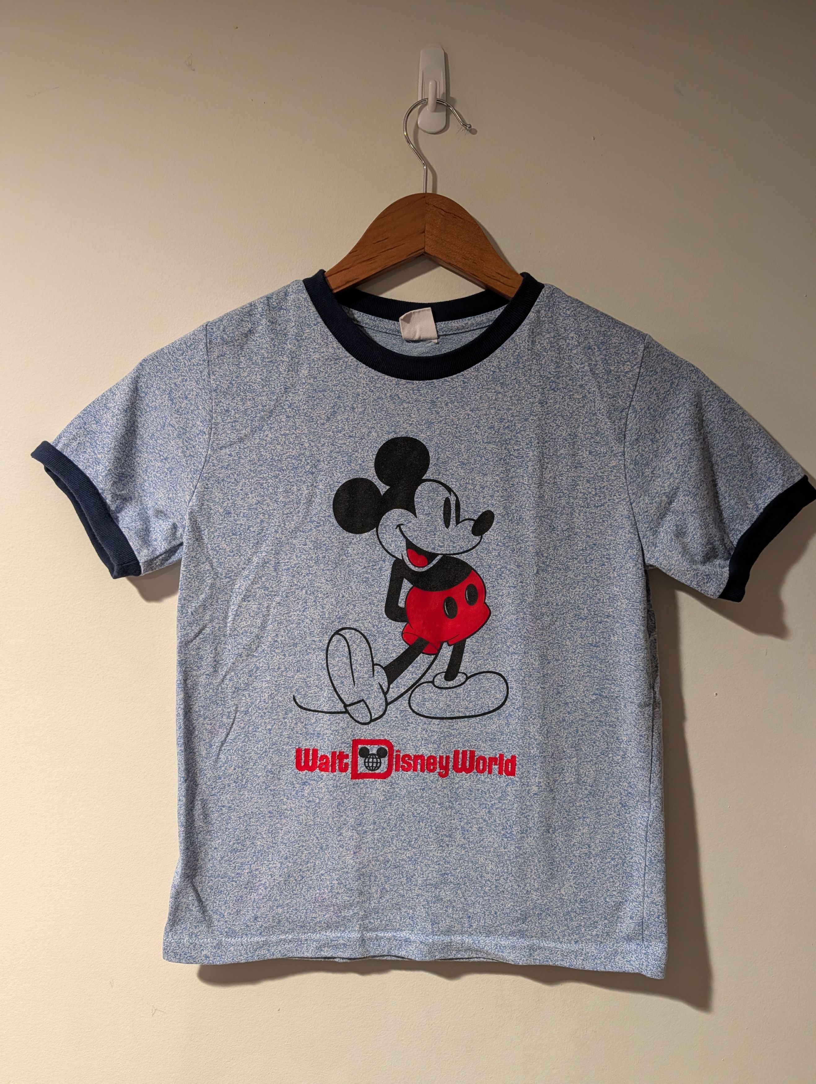 Disney Vintage Walt Disney World Mickey Mouse Ringer Shirt YOUTH Size US S / EU 44-46 / 1 - 1 Thumbnail