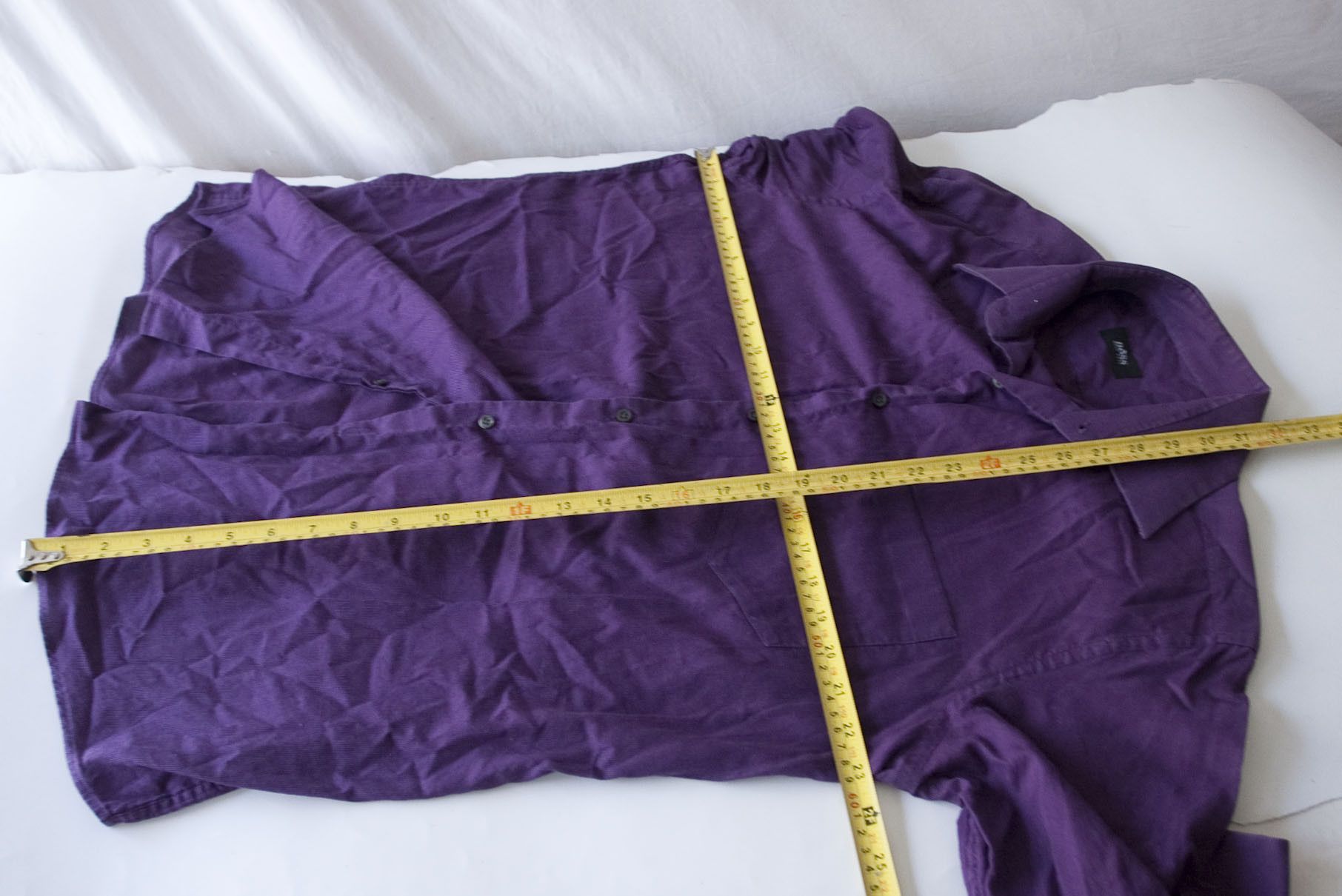 Hugo Boss Hugo Boss Shirt Size 16/41 Dark Purple Size US L / EU 52-54 / 3 - 3 Thumbnail