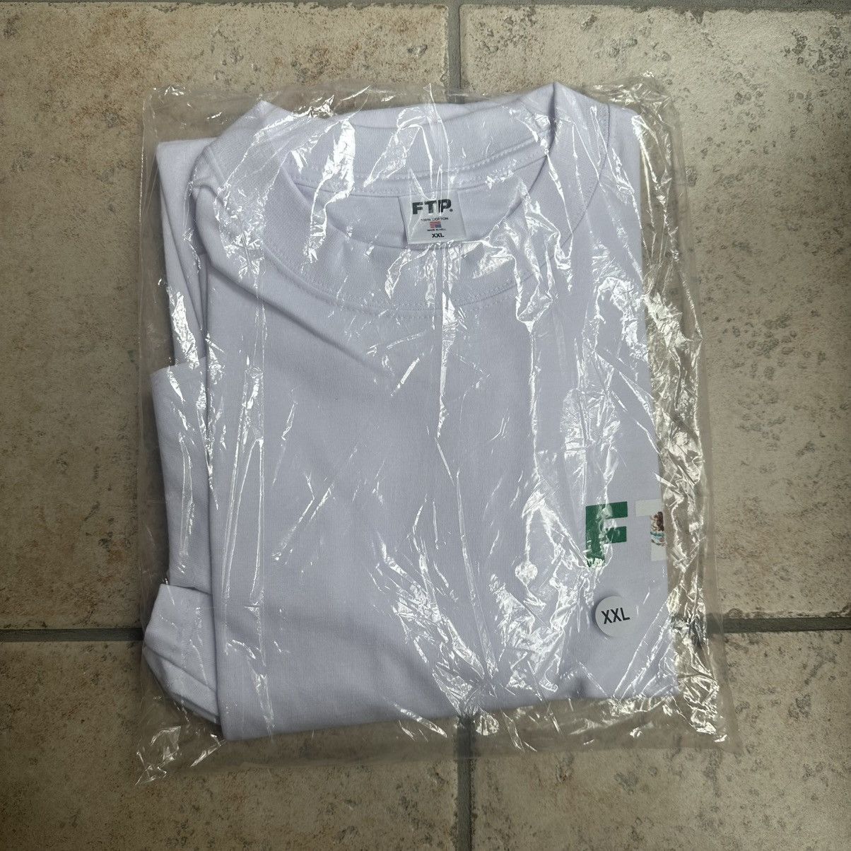 FTP Mexican Flag Logo Tee (White) Size XXL