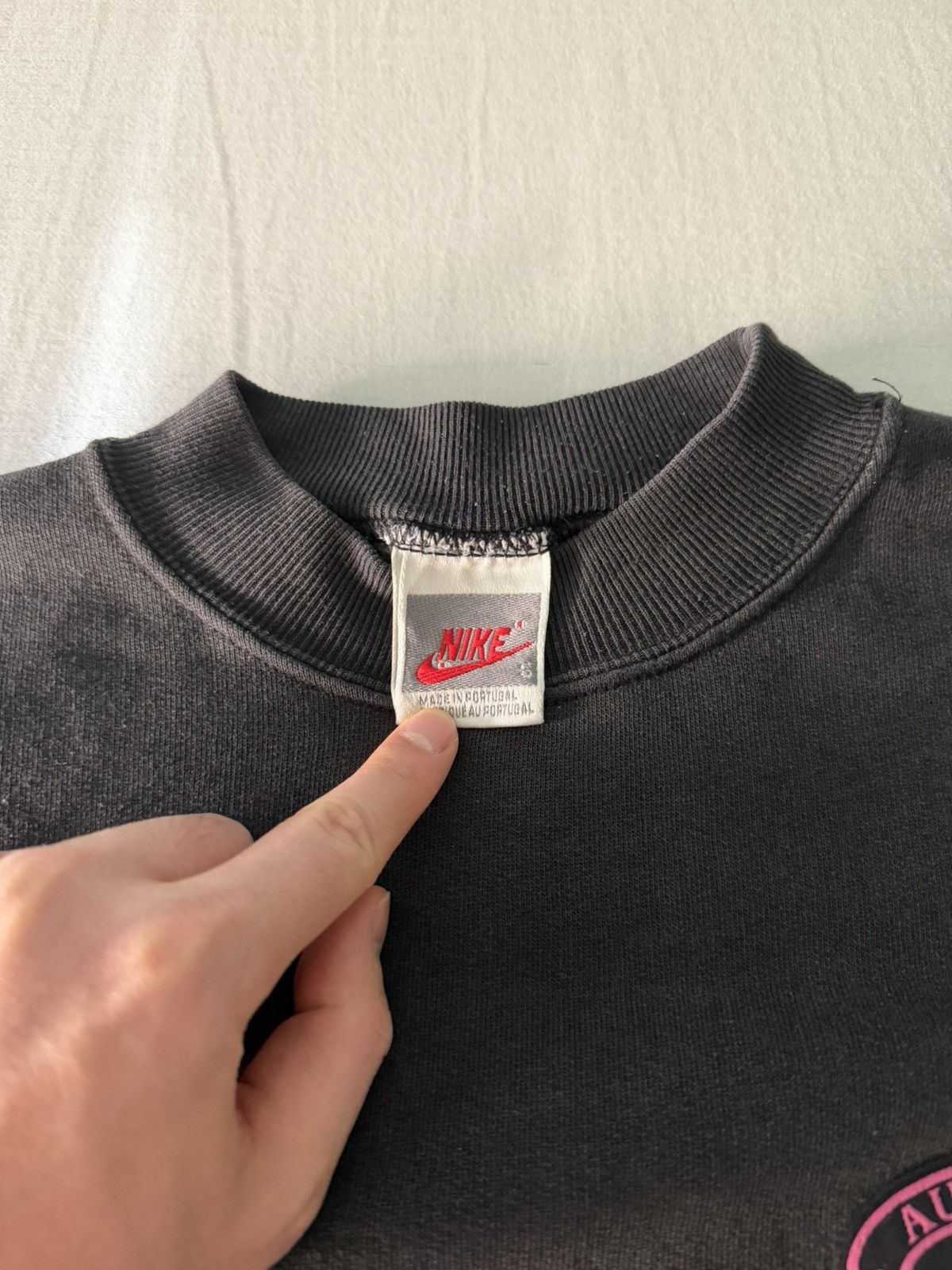 Nike Vintage 90s Nike Embroidered Logo Sweat Size US S / EU 44-46 / 1 - 3 Thumbnail