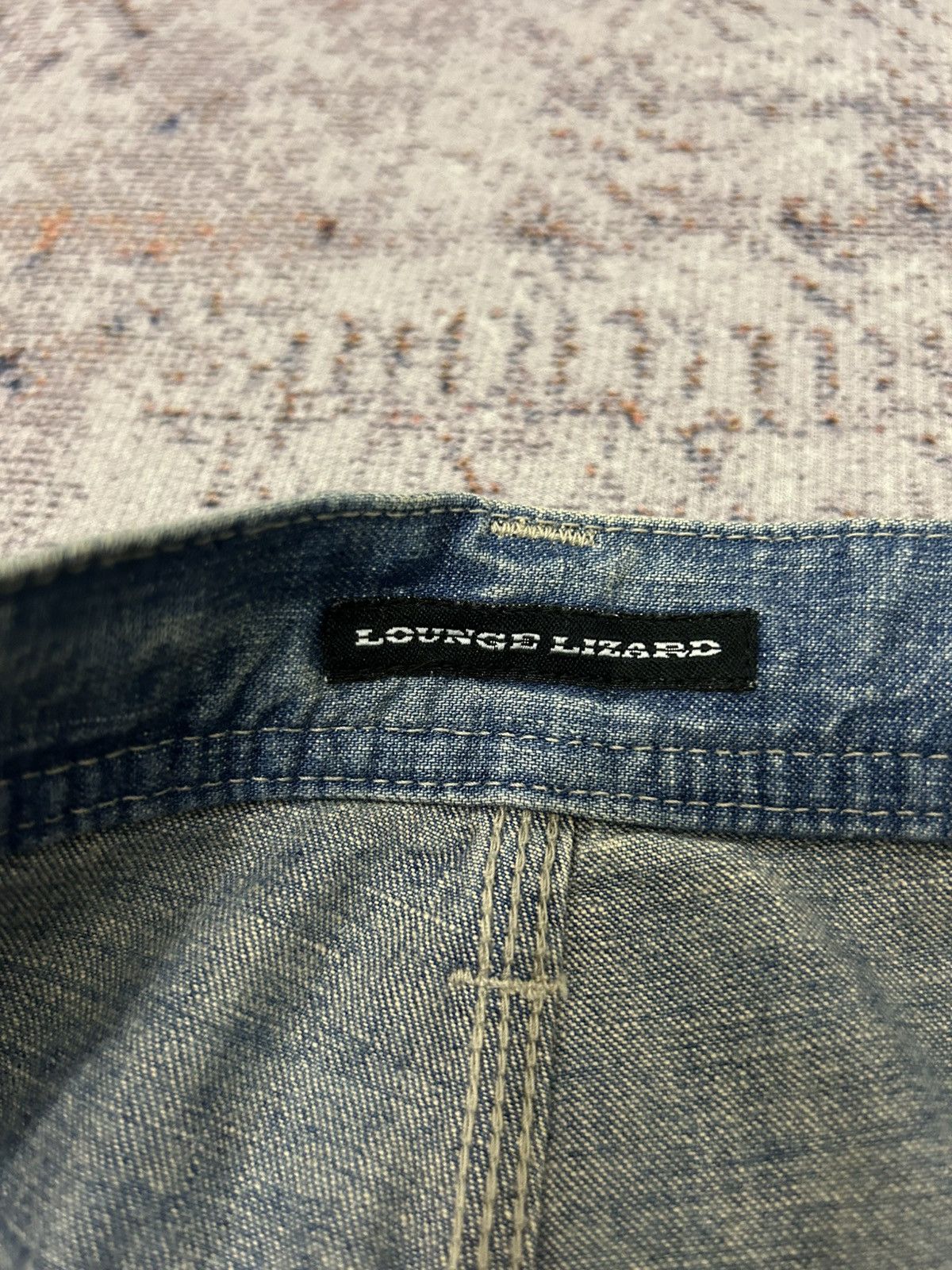 Japanese Brand Vintage Lounge Lizard Carpenter Jeans Size US 31 - 12 Thumbnail