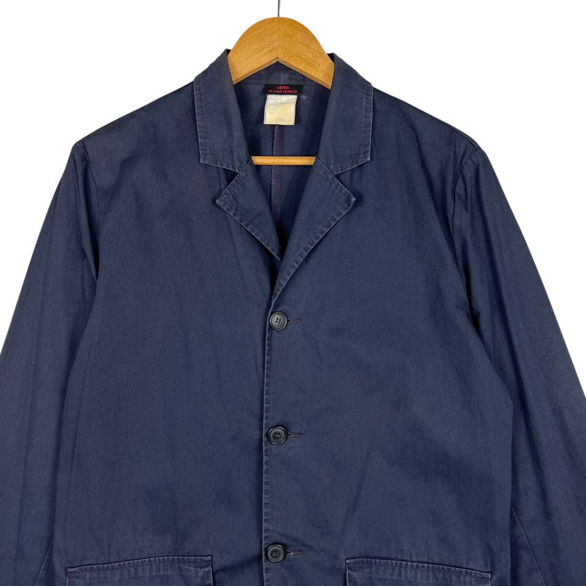 Vetra Vintage Vetra Navy Blue Blazer Jacket Made In France Size US M / EU 48-50 / 2 - 3 Thumbnail