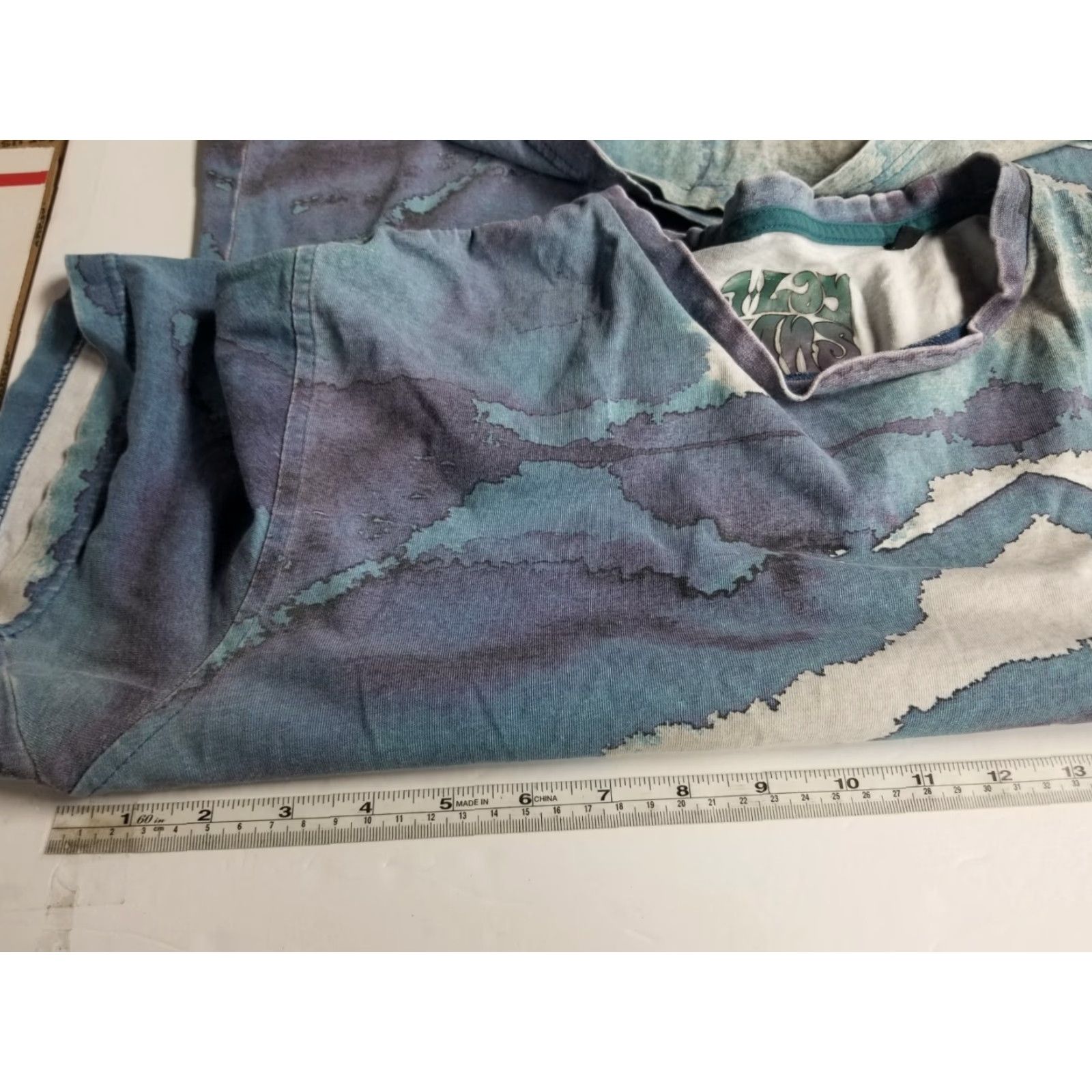 Vans Vans Tie Dyed T-Shirt Short Sleeve L Crewneck Blue Multicolor Men’s Shirt Size Large Size US L / EU 52-54 / 3 - 3 Thumbnail