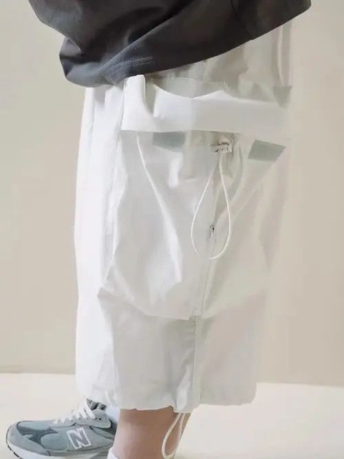 Japanese Brand 21SS Tokyo Union White Multi Pockets Cargo Pants Size US 34 / EU 50 - 3 Thumbnail