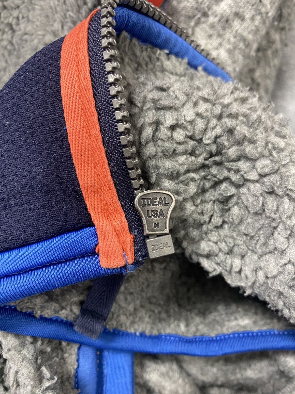 Napapijri Vintage Napapijri Sherpa Fleece Full Zipper Sweater Size US L / EU 52-54 / 3 - 16 Thumbnail
