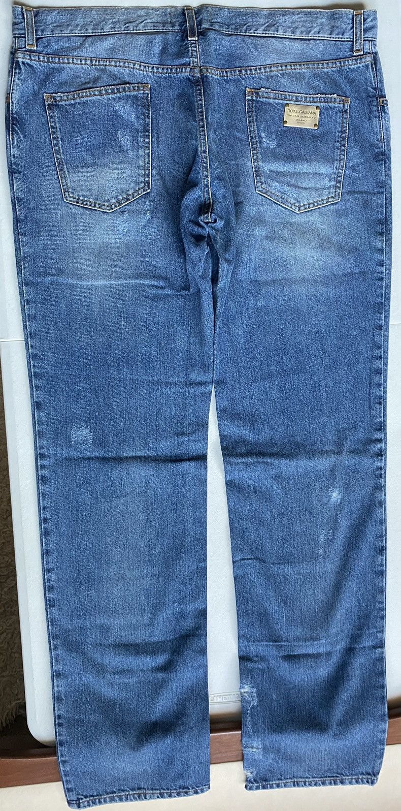 Dolce & Gabbana Dolce & Gabbana blue 6 pkt logo denim G3FBTP 56 NWT Size US 40 / EU 56 - 4 Thumbnail