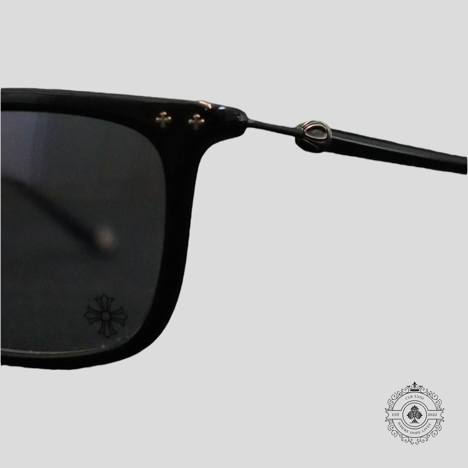 Chrome Hearts Chrome Hearts Big Ricky II-A Glasses in Black/Silver Size ONE SIZE - 3 Thumbnail