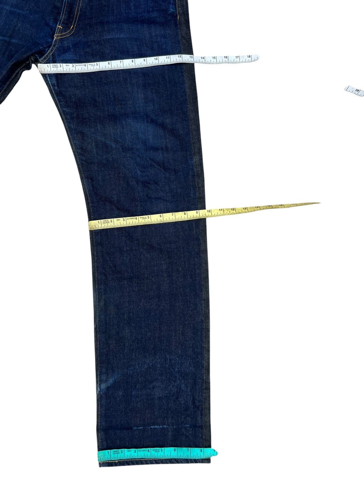 Futura Vintage FUTURA Japan 2 Tones Denim Distressed Jeans Size US 34 / EU 50 - 3 Thumbnail