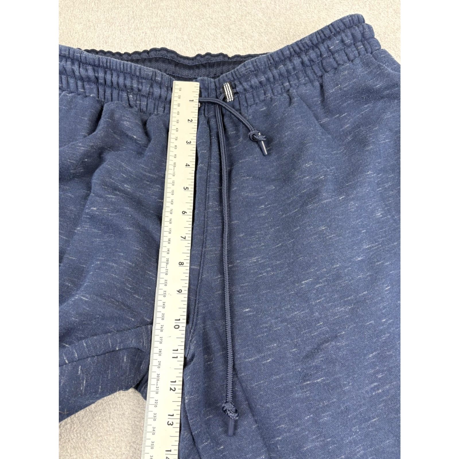 Adidas Adidas Pants Mens Large Blue Athletic Joggers Sweatpants Drawstring Logo Pockets Size US 33 - 4 Thumbnail