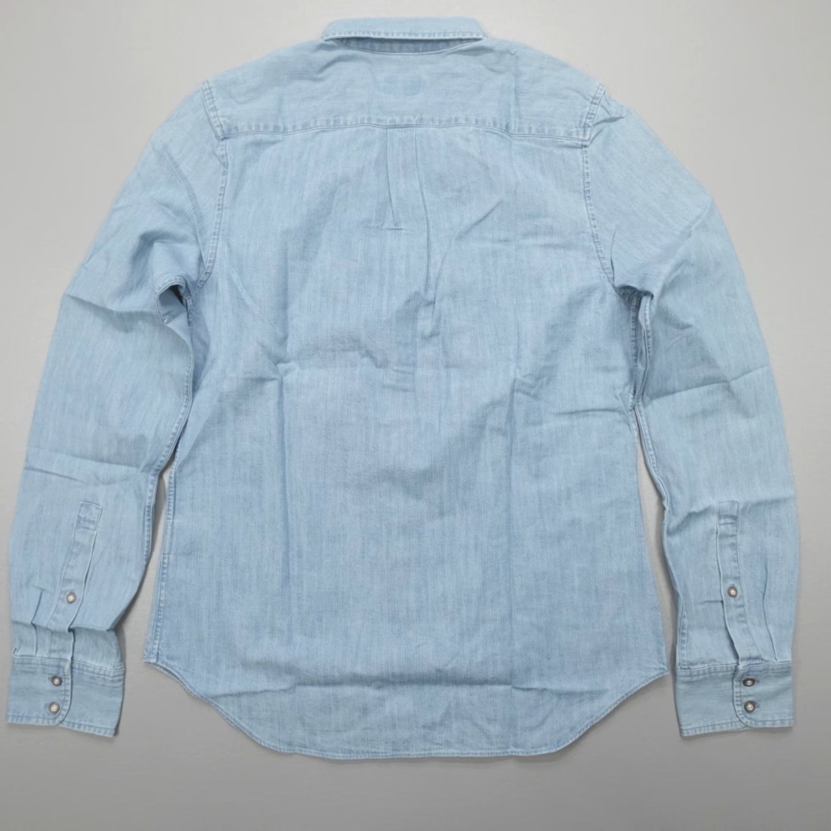 UNTUCKit UNTUCKit Alleanza Button Front Shirt Women's Size 2 Blue Chambray Regular Shirt Women Blue Chambray Basic Button-Up Casual Womens Size XS / US 0-2 / IT 36-38 - 6 Thumbnail