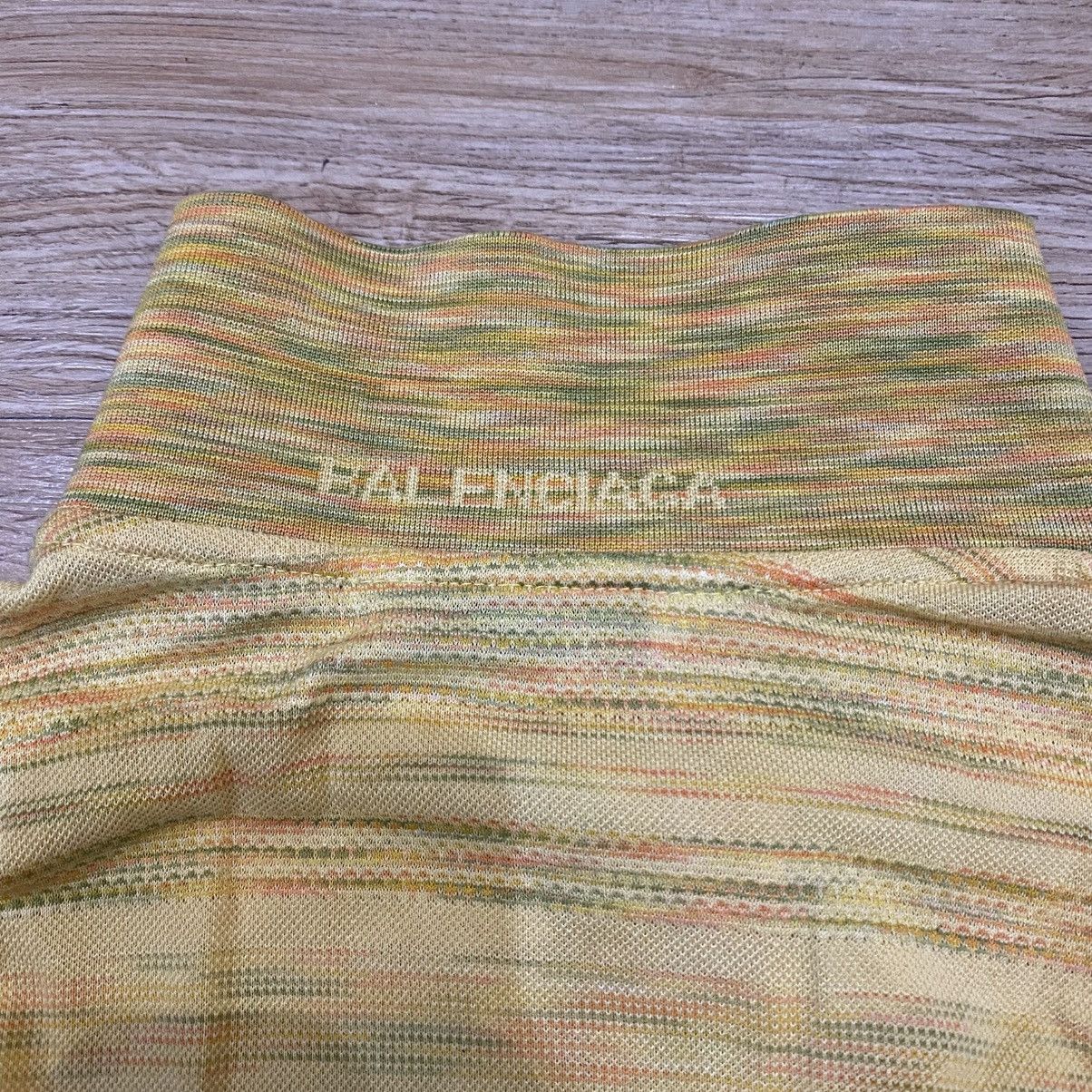 Balenciaga Balenciaga Polo Stripe Long Sleeve T-Shirt Size M / US 6-8 / IT 42-44 - 7 Thumbnail