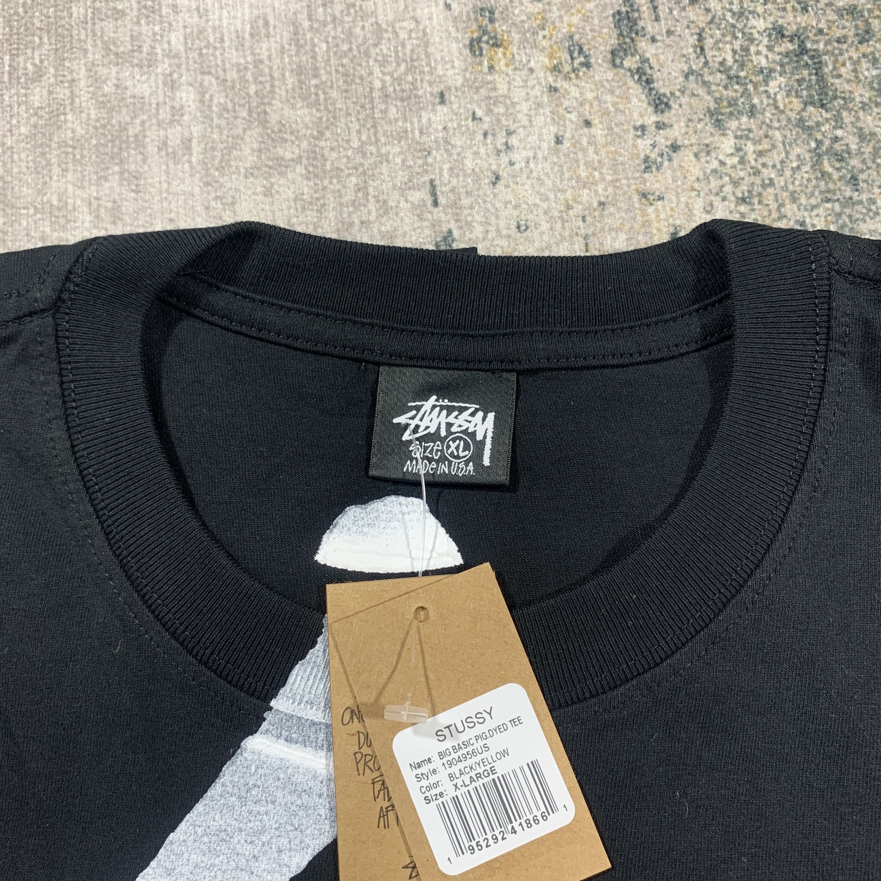 Stussy NWT Stussy Big Basic Pig Dyed Tee Size US XL / EU 56 / 4 - 4 Thumbnail