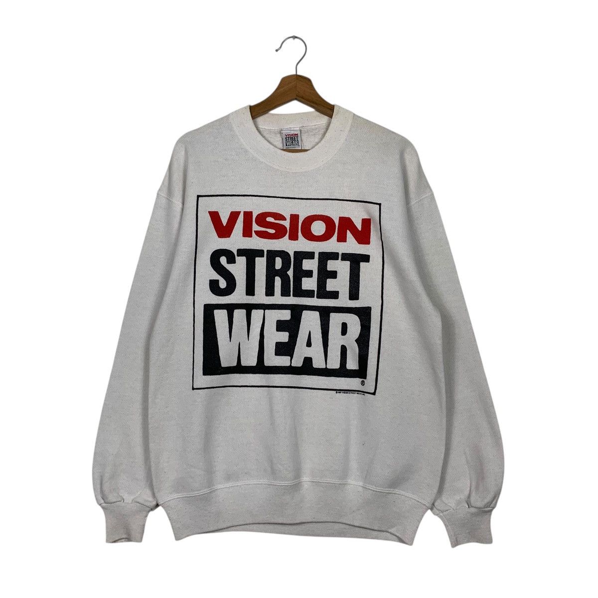 Vision Streetwear Vintage Vision Streetwear Big Logo Sweatshirt Size US L / EU 52-54 / 3 - 1 Thumbnail