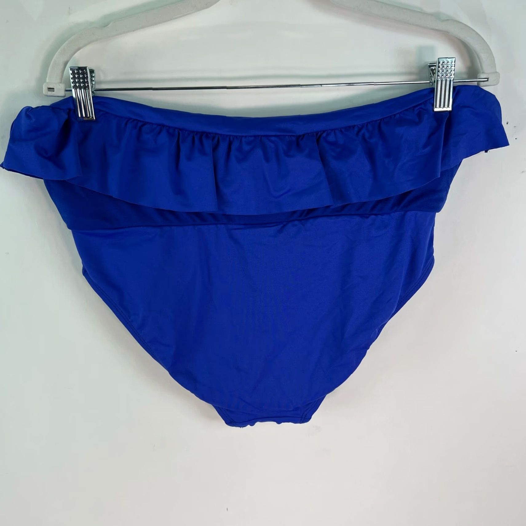 Apt. 9 Apt. 9 Bikini Bottom Women's Blue Size 6 Side Ruched Pull On Bottom Beach Swimwear Size 28" / US 6 / IT 42 - 3 Thumbnail