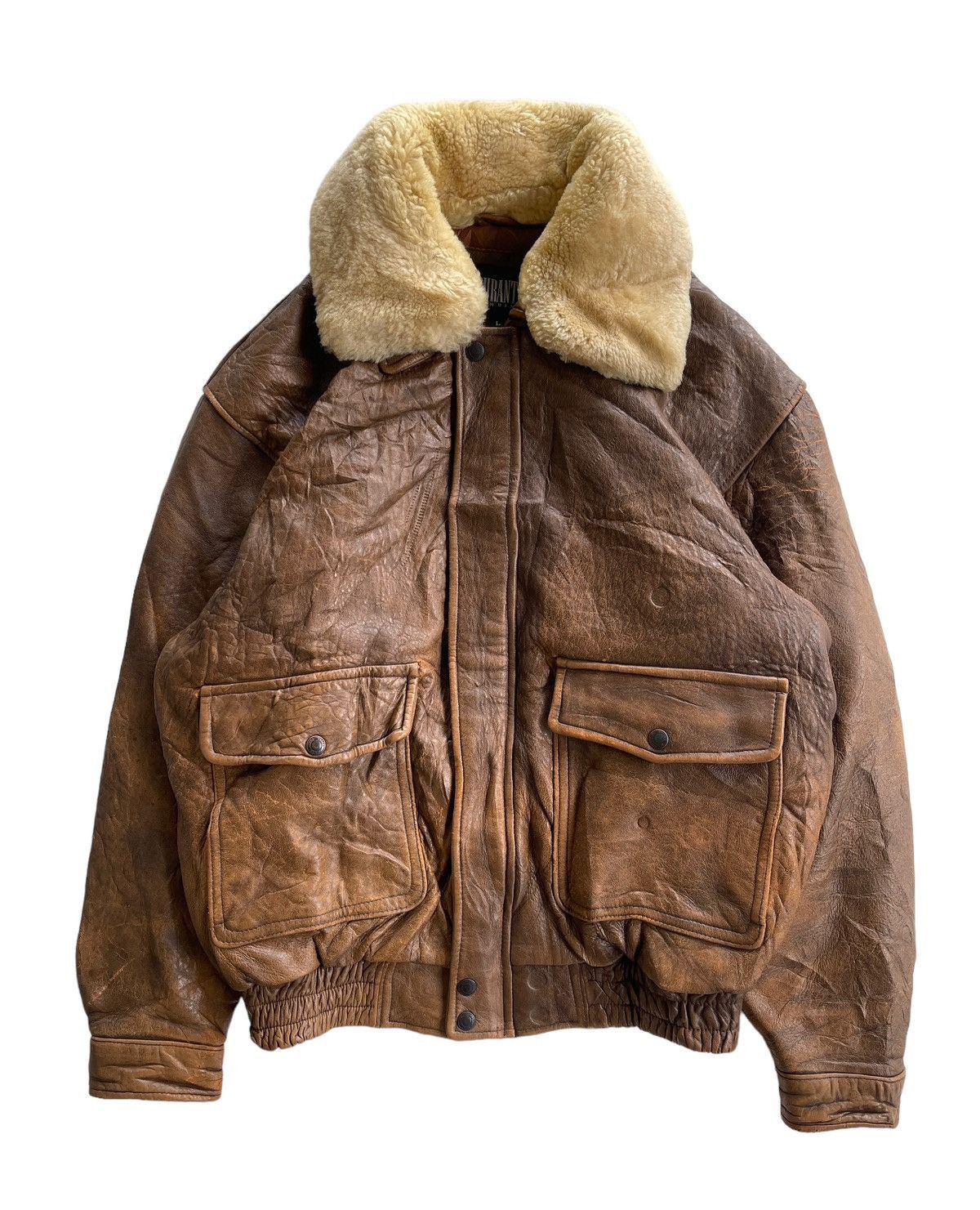 Leather Jacket × Sheepskin Coat × Vintage Vintage Durante Leather 