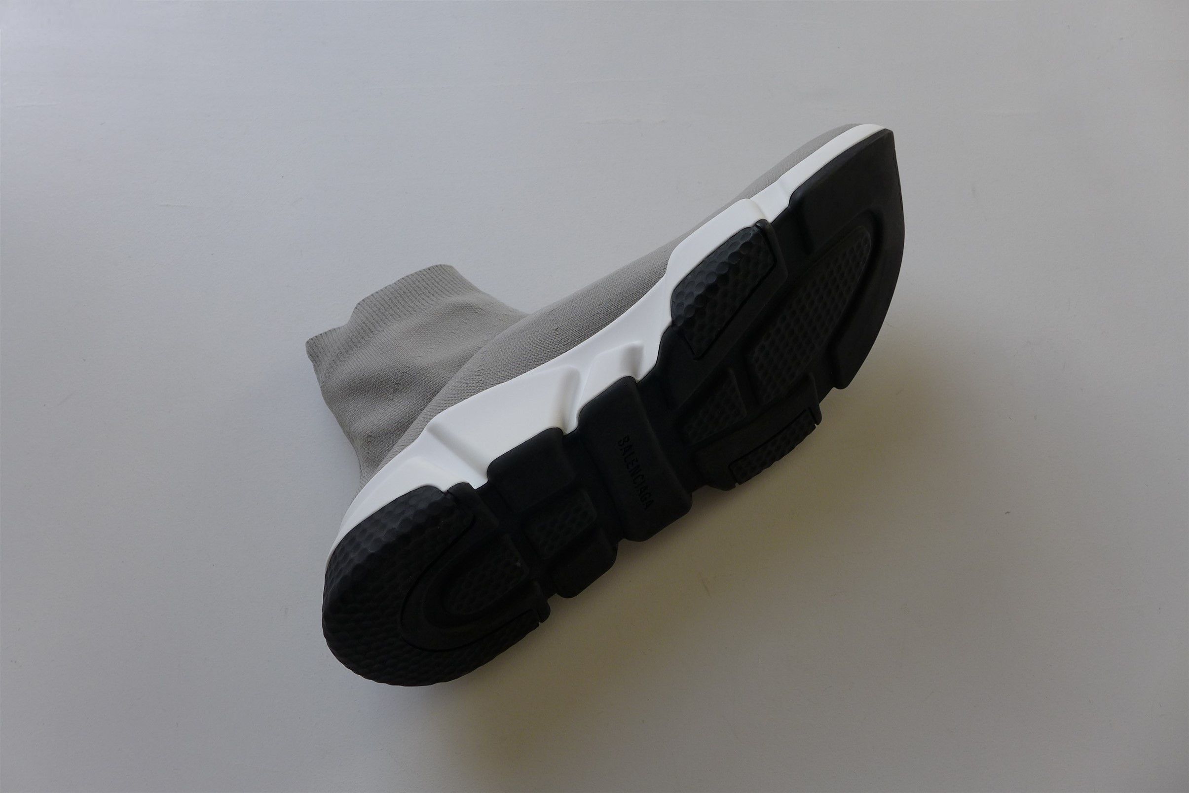 Balenciaga Balenciaga Speed LT Graffiti Sock Sneakers - Grey / Black Size US 9 / EU 42 - 11 Thumbnail