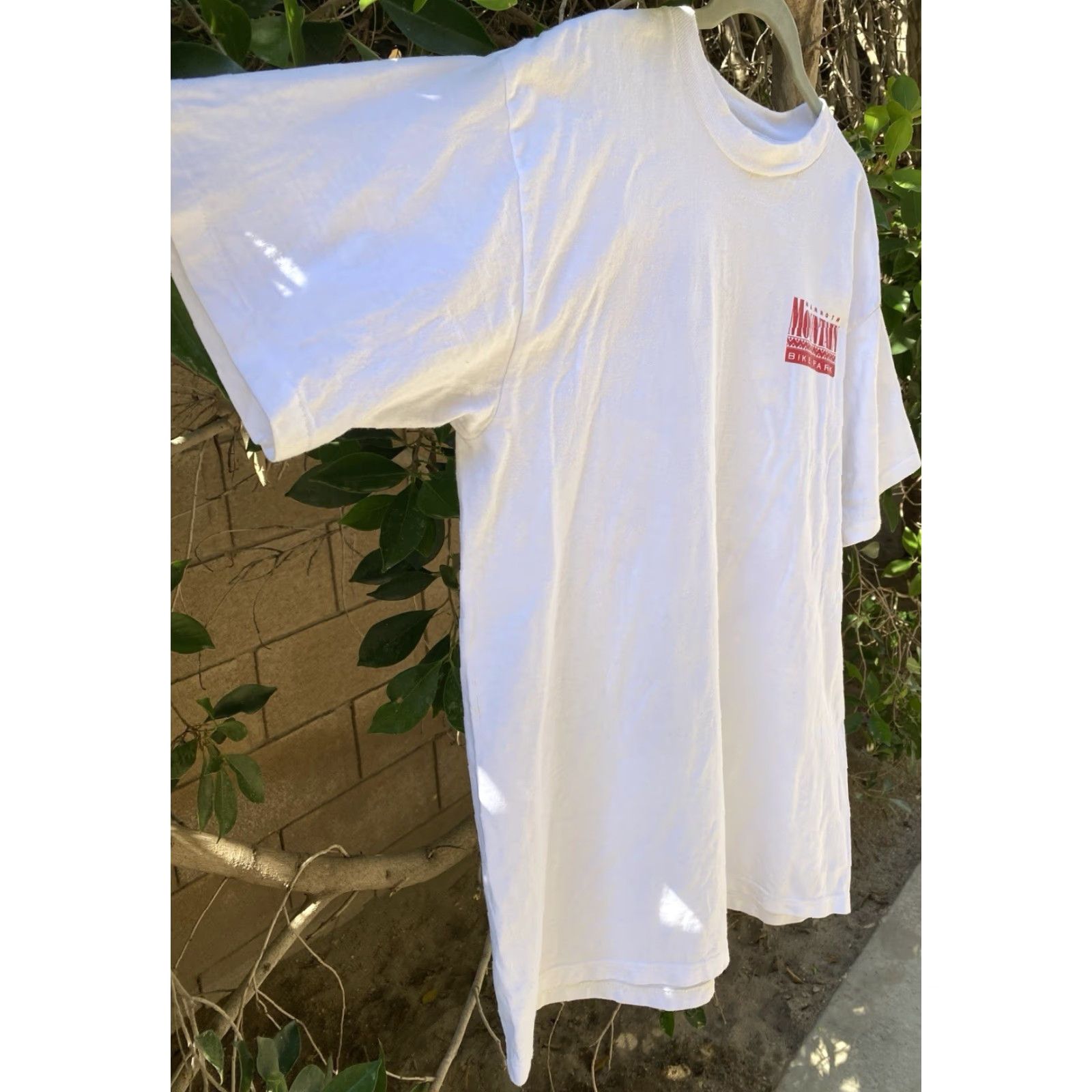 Vintage VINTAGE Mammoth Mountain Bike Park 1994 Kamikaze T Shirt Mountain Bike HL Miller USA L White Cotton 90s Sports Outdoor Graphics Mens Size US L / EU 52-54 / 3 - 7 Thumbnail