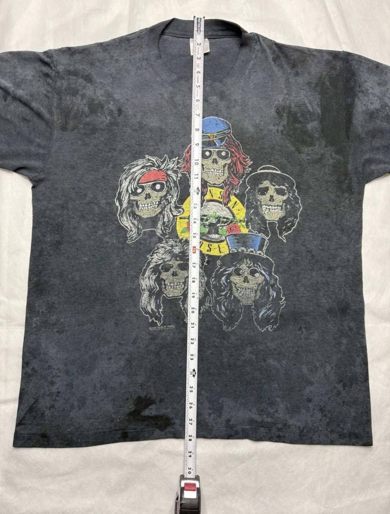 Guns N' Roses 1989 Guns N Roses Coliseum Tour Tee Single Stitch XL Hugger Size US XL / EU 56 / 4 - 6 Thumbnail