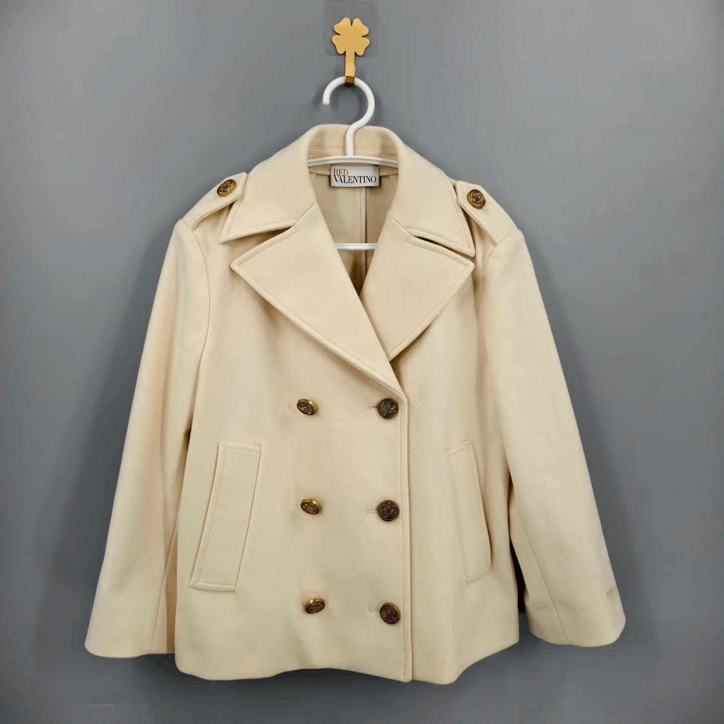 Valentino Valentino Red Coat S Women Size S / US 4 / IT 40 - 1 Thumbnail