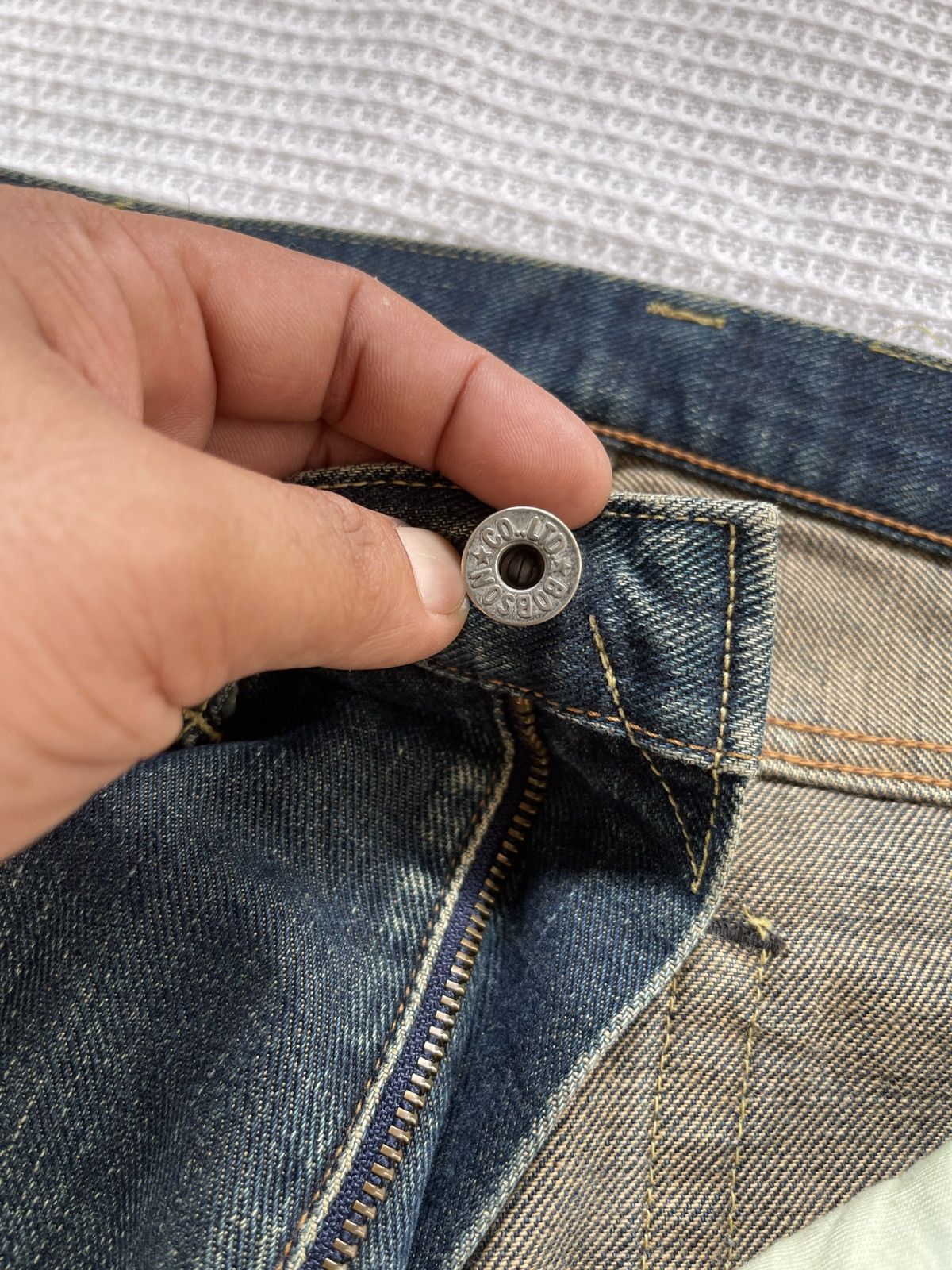 Japanese Brand Rare🔥Vintage BOBSON Distressed Denim Jeans Size US 29 - 11 Thumbnail