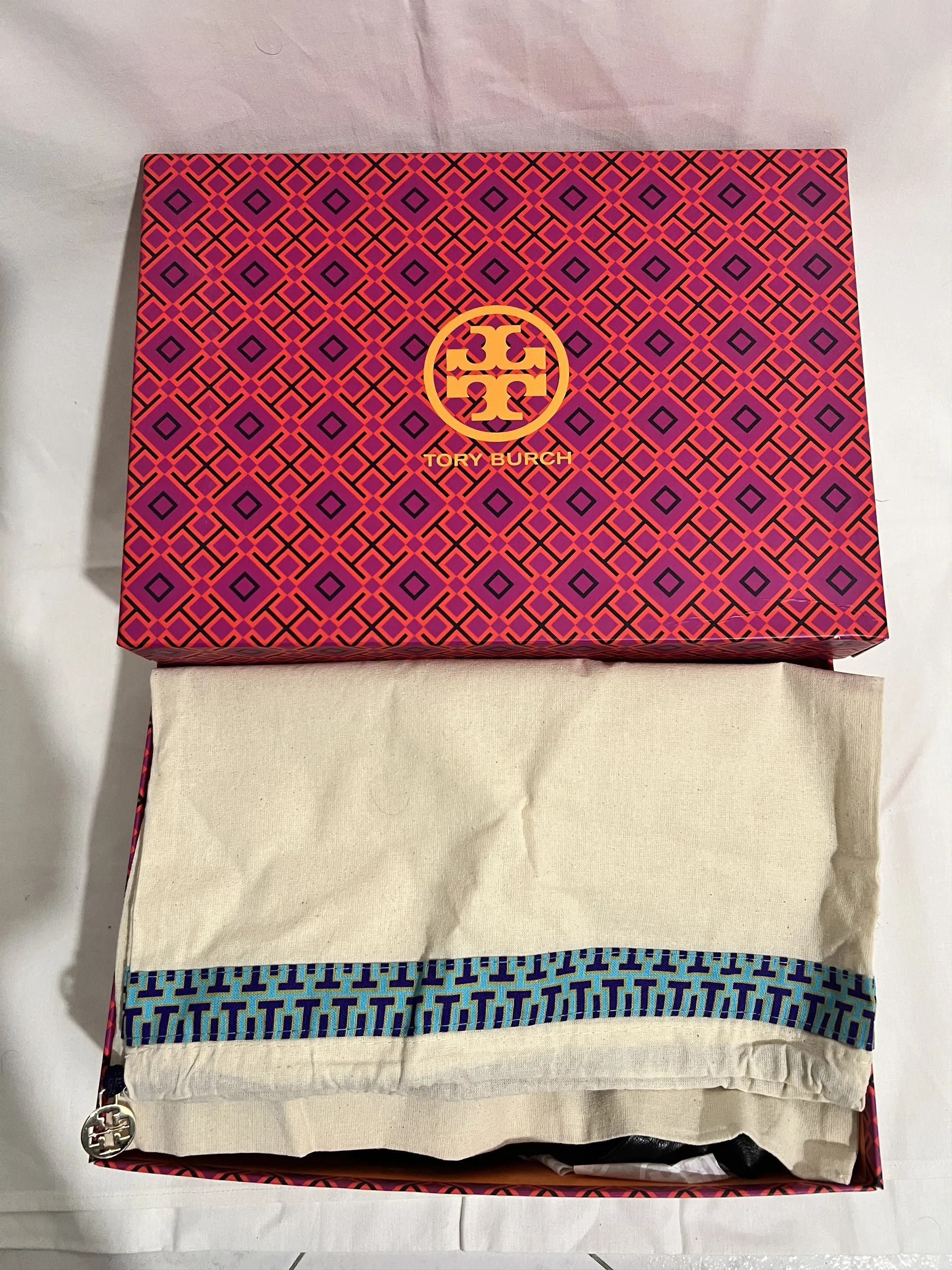 Tory Burch Ankle Ties Flat Basketweave Sandals Size US 8 / IT 38 - 11 Thumbnail