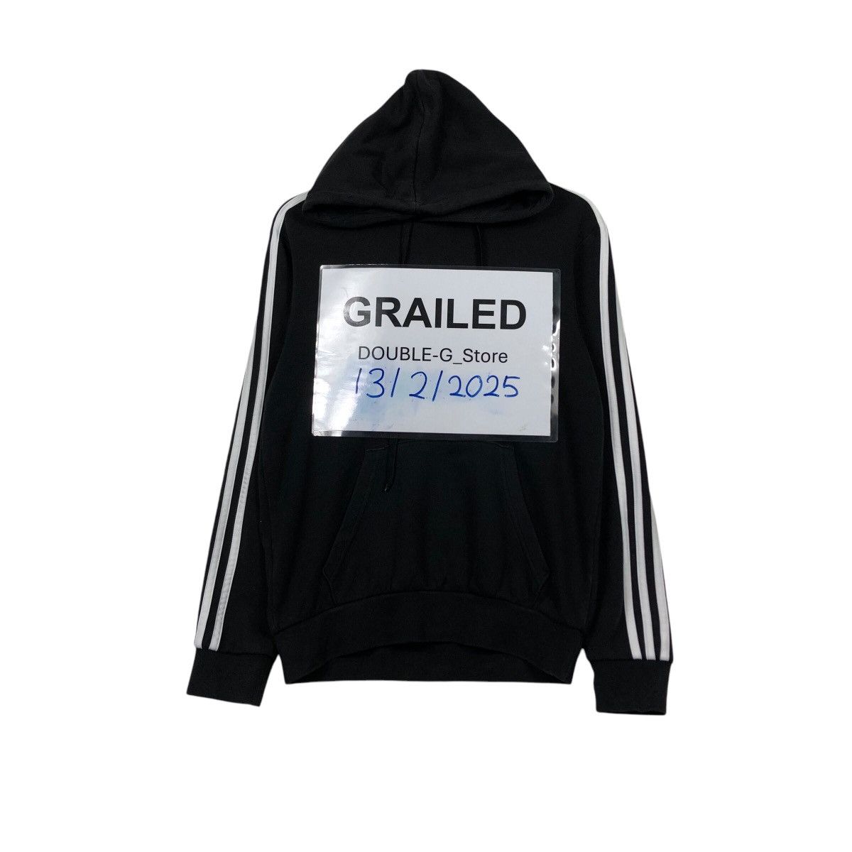 Adidas Adidas Archive Black 3-Stripes Hoodie Size US S / EU 44-46 / 1 - 1 Thumbnail