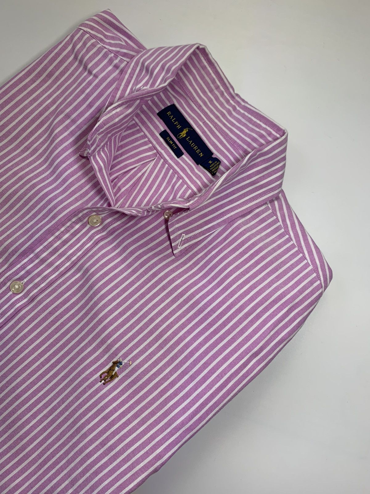 Ralph Lauren Polo Ralph Lauren Pink Striped Shirt Button Ups Size US M / EU 48-50 / 2 - 1 Thumbnail