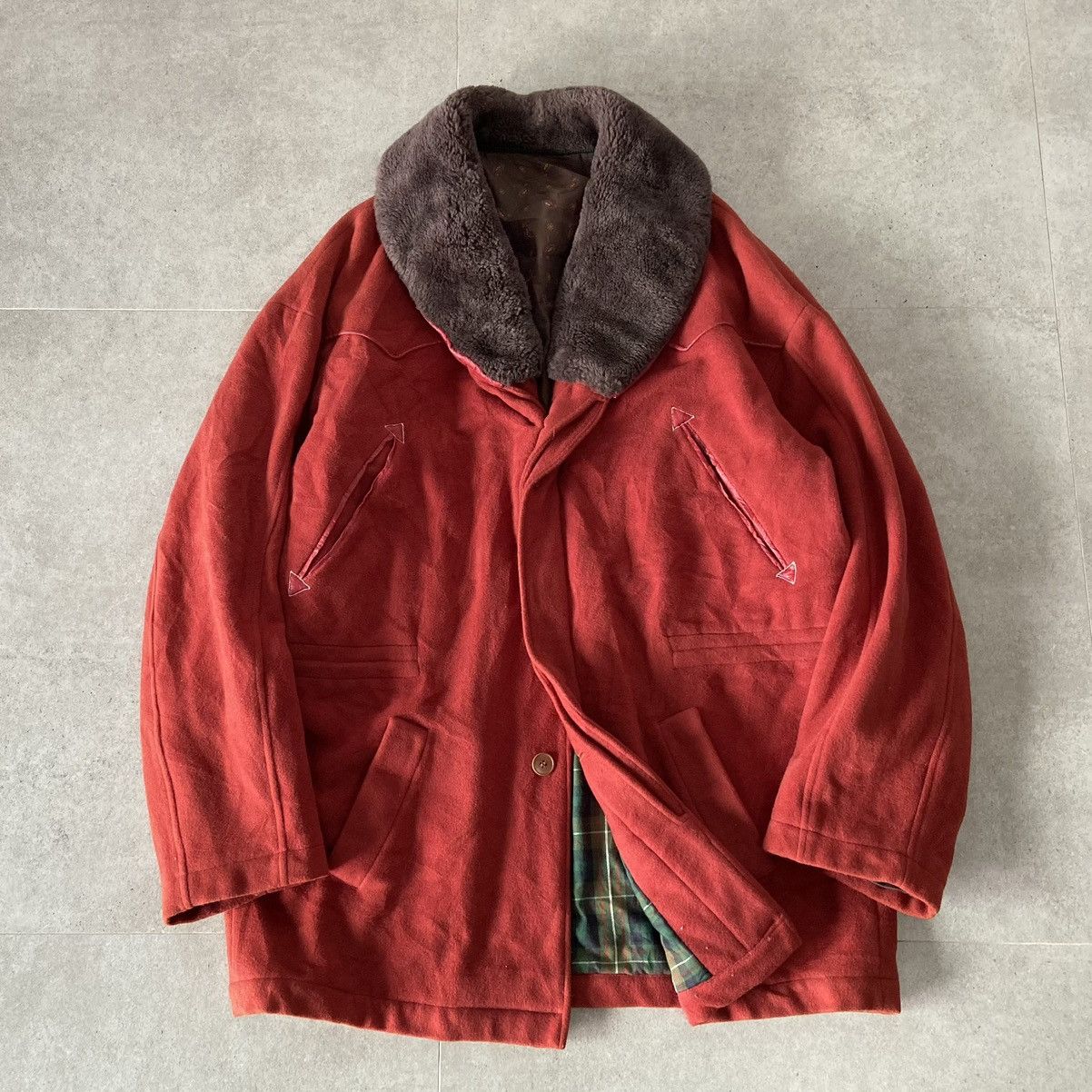 Kenzo Kenzo Wool Coat Size US L / EU 52-54 / 3 - 1 Thumbnail