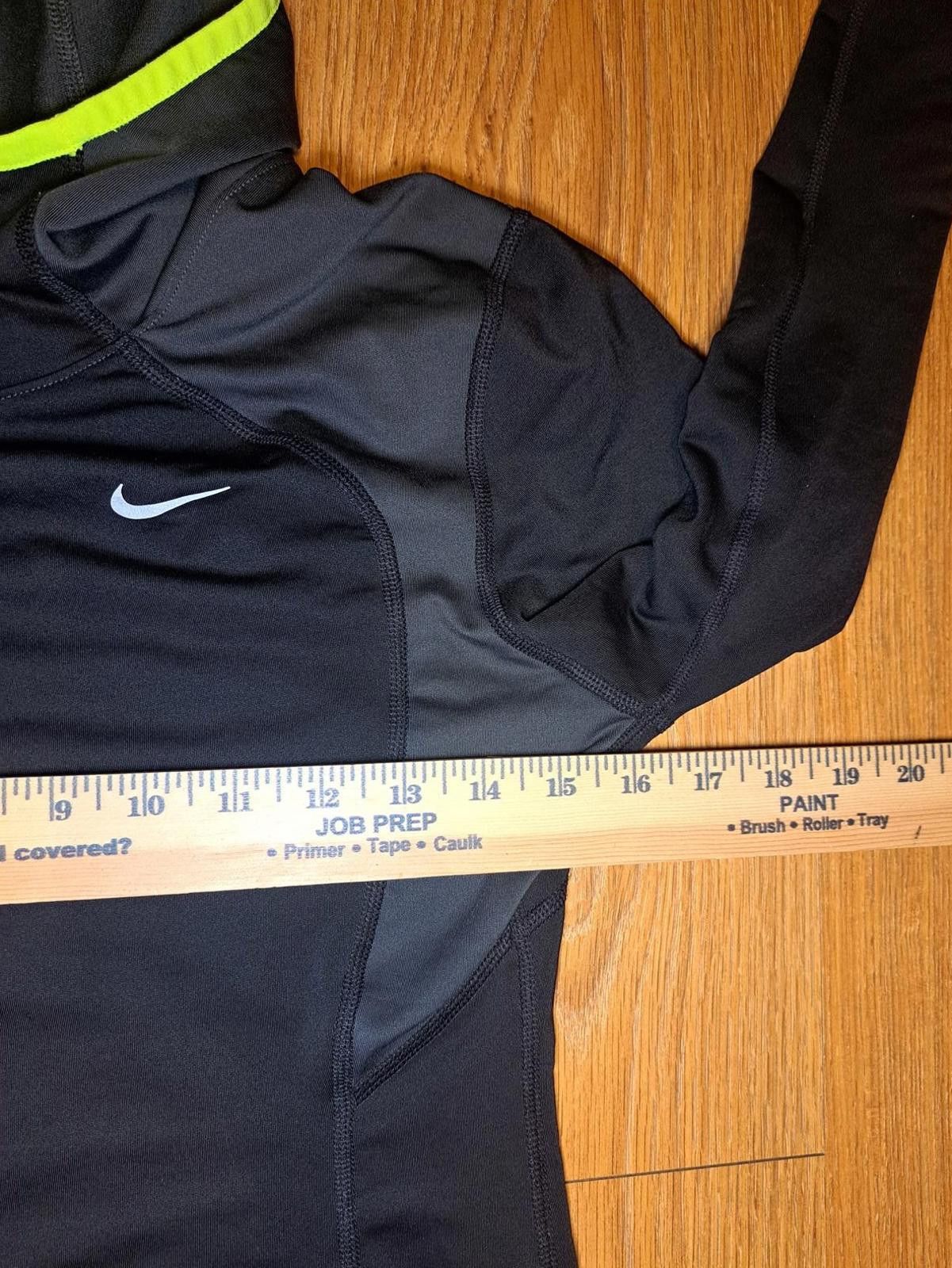 Nike Nike Activewear Dri Fit Sweater Mens Small Black Hoodie Size ONE SIZE - 9 Thumbnail