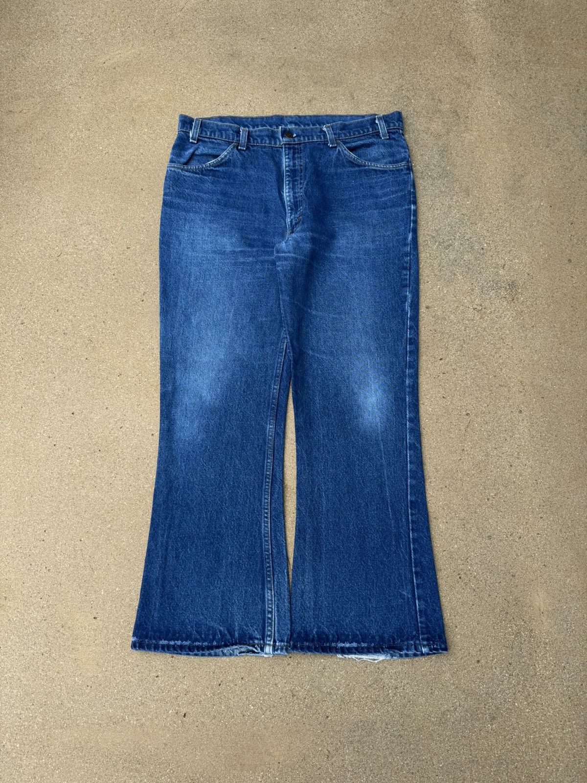 Levi's × Vintage Vtg 80’s Levi’s 646 Orange Tab Bellbottom Flare Jeans 36x29 Size US 36 / EU 52 - 1 Thumbnail