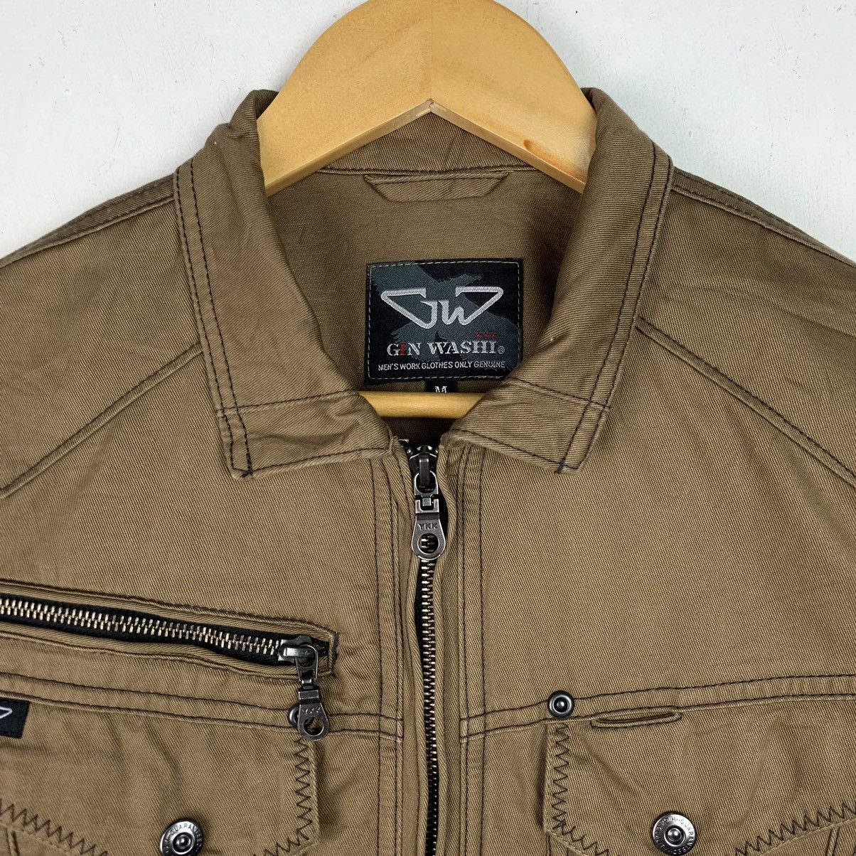 Japanese Brand × Vintage Vintage Japanese Brand Gin Washi Workwear Jacket Size US M / EU 48-50 / 2 - 2 Thumbnail