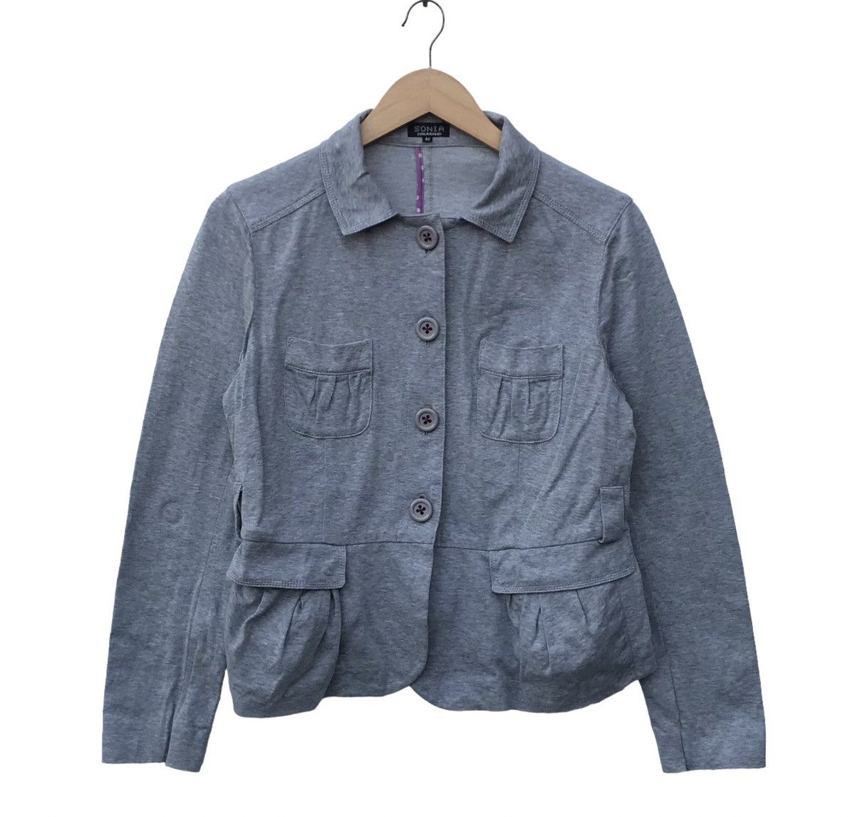 Sonia Rykiel Sonia Rykiel Grey Multipocket Coat Size M / US 6-8 / IT 42-44 - 1 Thumbnail